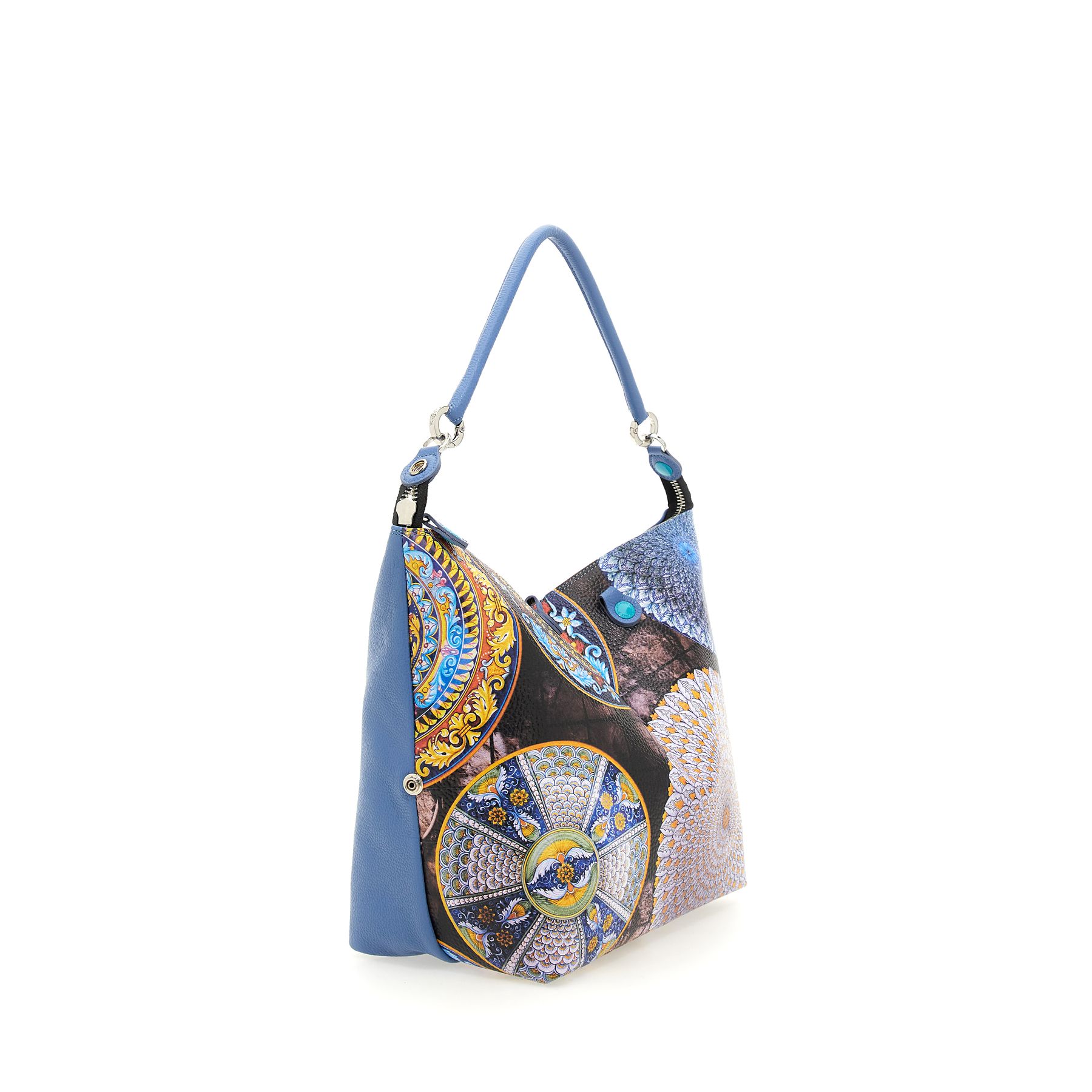 Borsa Mezzaluna Borsa A Mano CHENSHI Donna - Traversa Con Frangia, Stile Vintage Nero Borsa Giorno Sera Autunno Inverno - 9