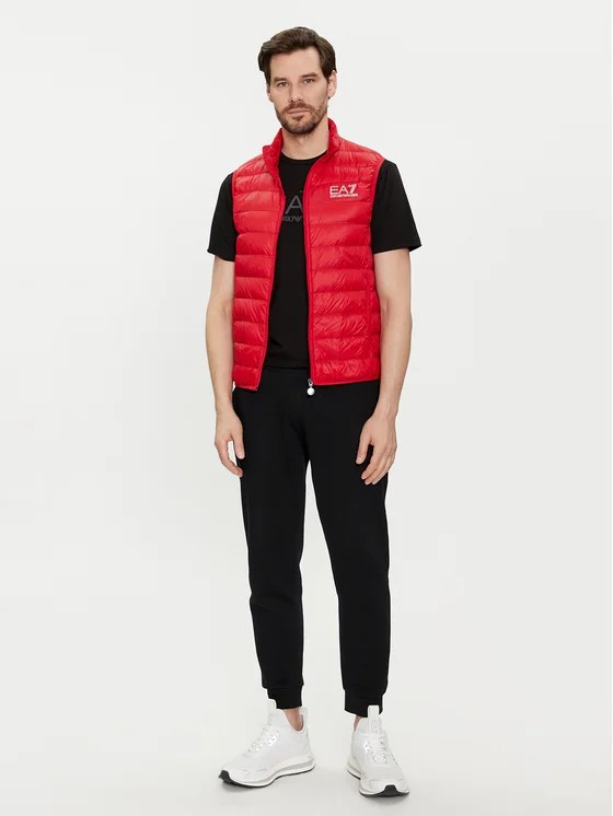 Jacket Piumino Smanicato Ea7 Armani Junior Black Down Vest With