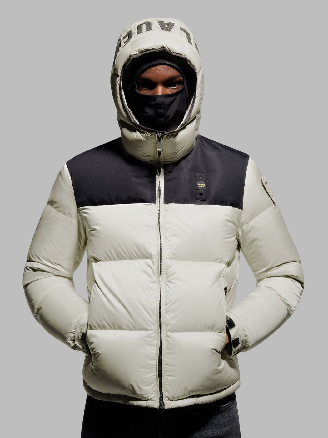 Nero Giubbotto Blauer Giacche Uomo Con Pelliccia Giubbino Blauer