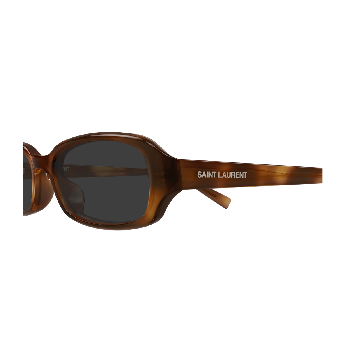 Saint Laurent Women's Havana Sl 872 Erin 004 Grey Recycled Acetate Occhiali Da Sole