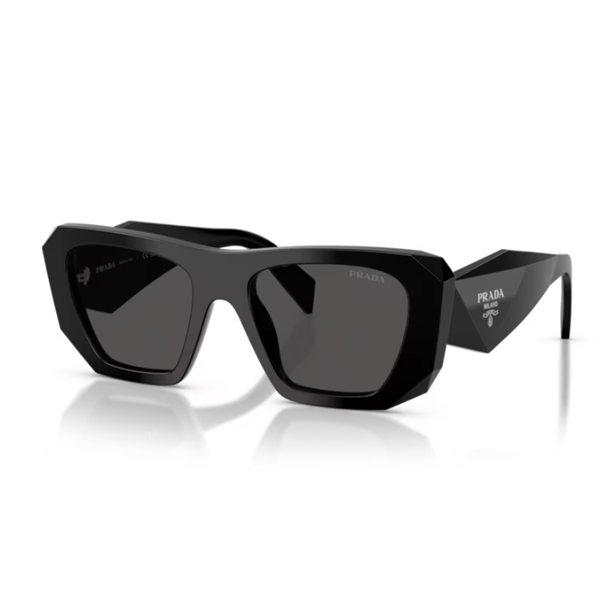 Prada Women's Nero Pr B18s Symbole 16K08z Acetate Occhiali Da Sole