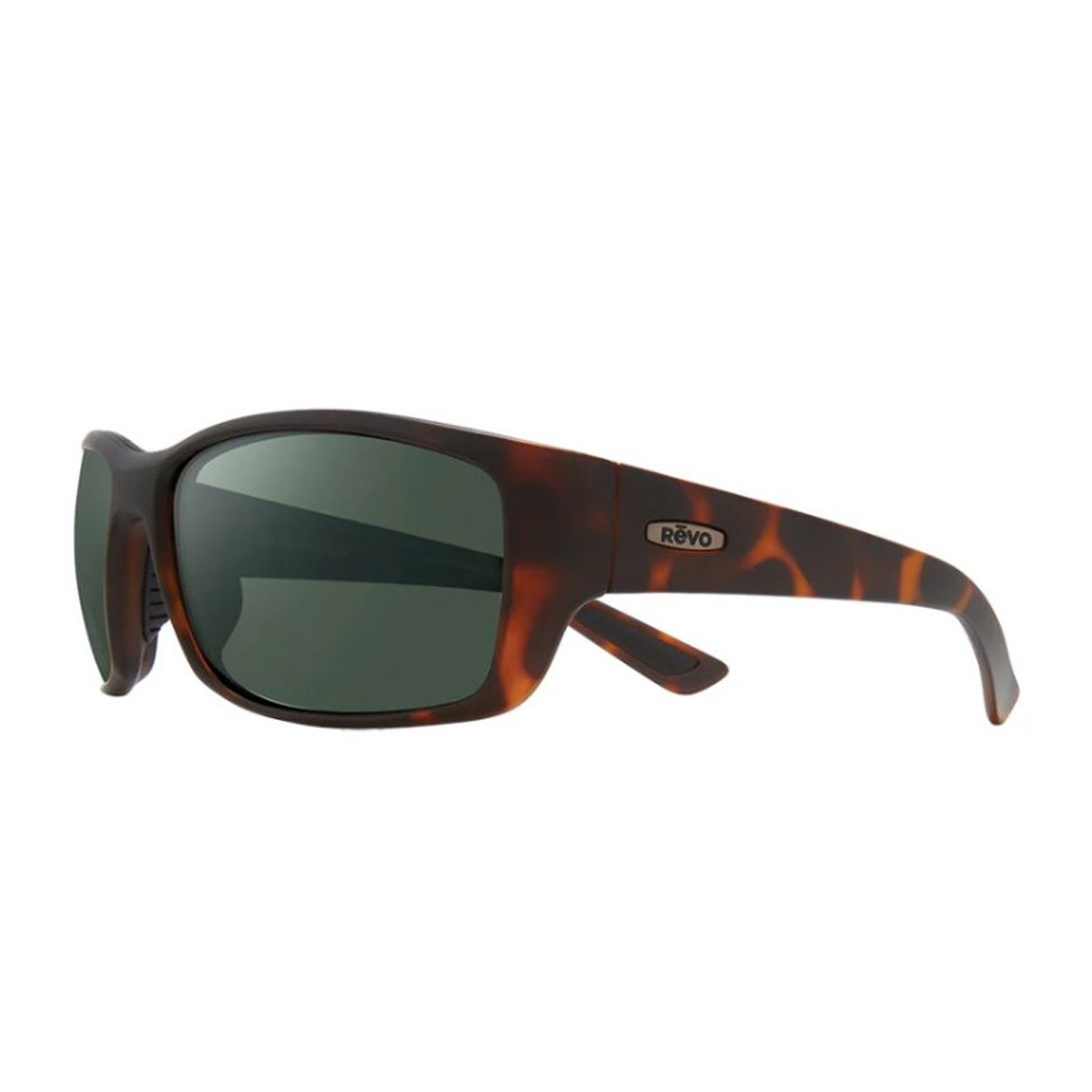 Revo Men's Havana Re1127 Dexter 02 Matte Tortoise Polarizzato Nylon Occhiali Da Sole