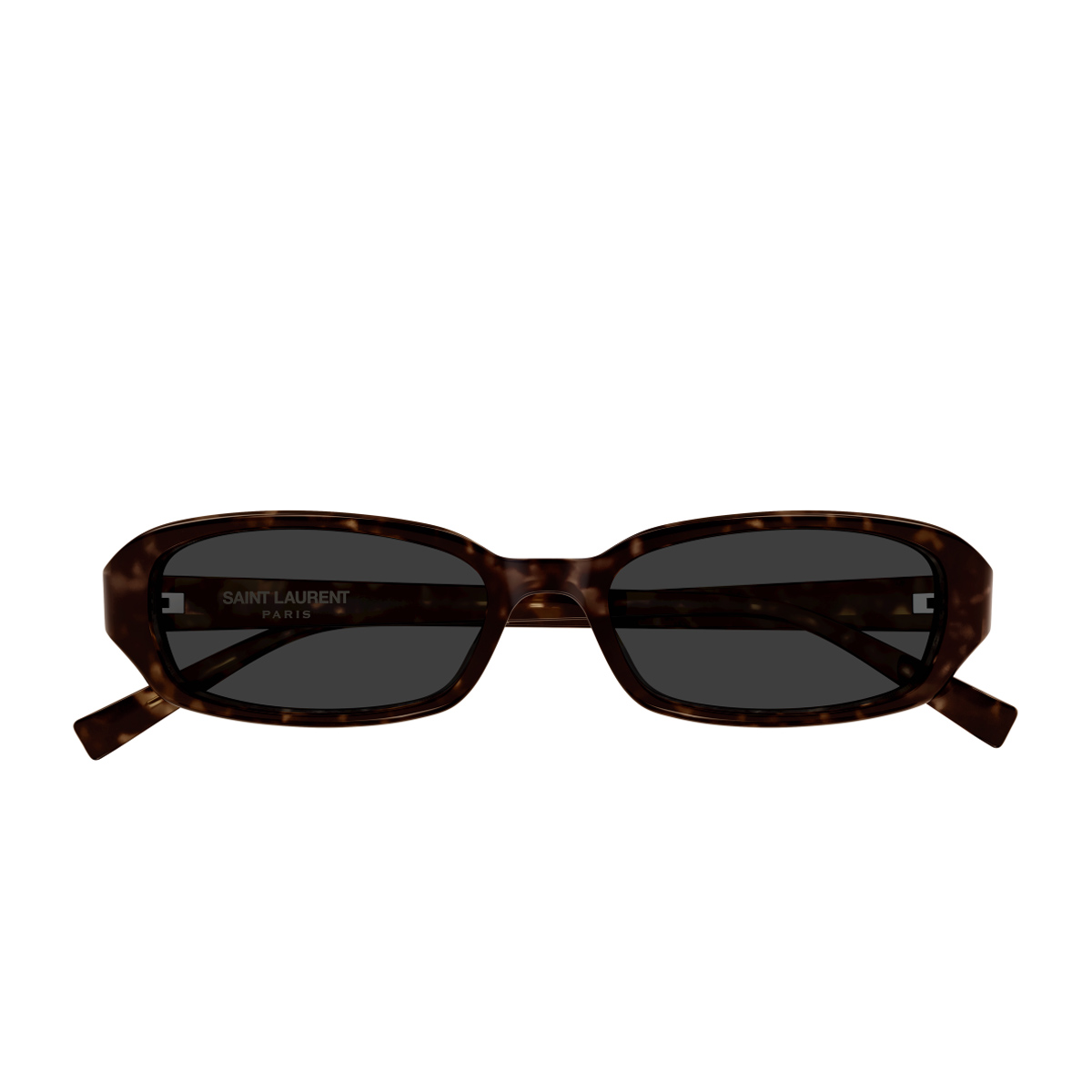 Saint Laurent Women's Havana Sl 872 Erin 003 Grey Recycled Acetate Occhiali Da Sole