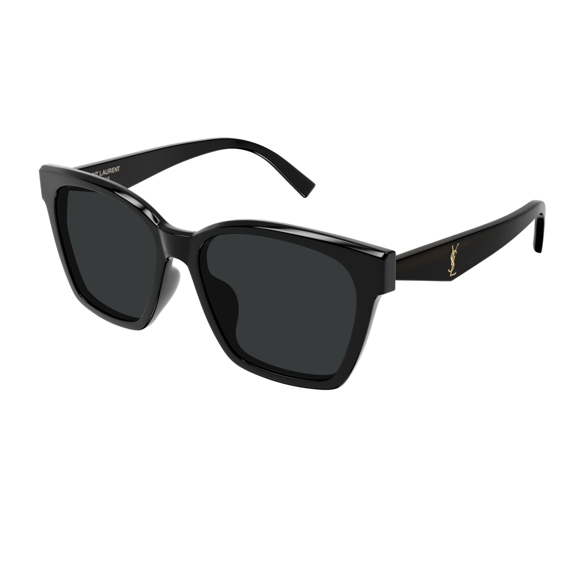 Saint Laurent Women's Nero Sl M171-F Linea Monogram 001 Black Recycled Acetate Occhiali Da Sole