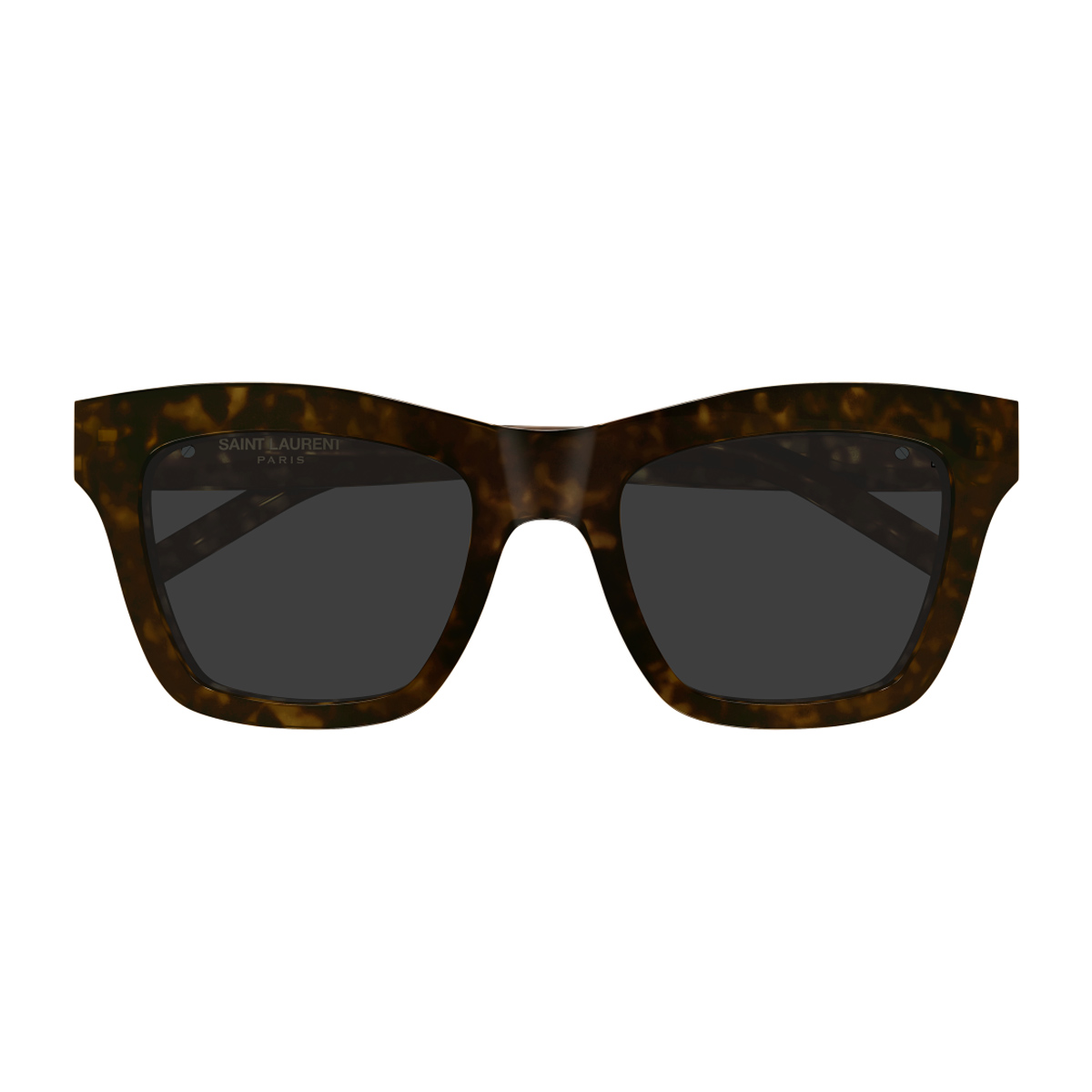 Saint Laurent Women's Havana Sl M156 Linea Monogram 002 Grey Recycled Acetate Occhiali Da Sole