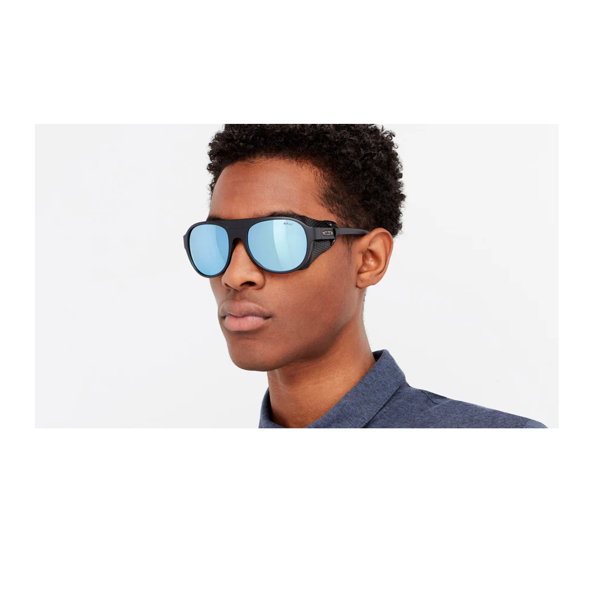 Revo Unisex Nero Re1036 Traverse 01Bl Black Matte Acetate Occhiali Da Sole