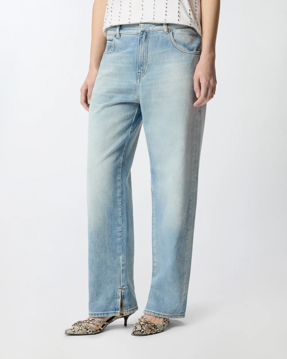 Pinko Pinko Jeans loose fit con spacchetti — 1/4