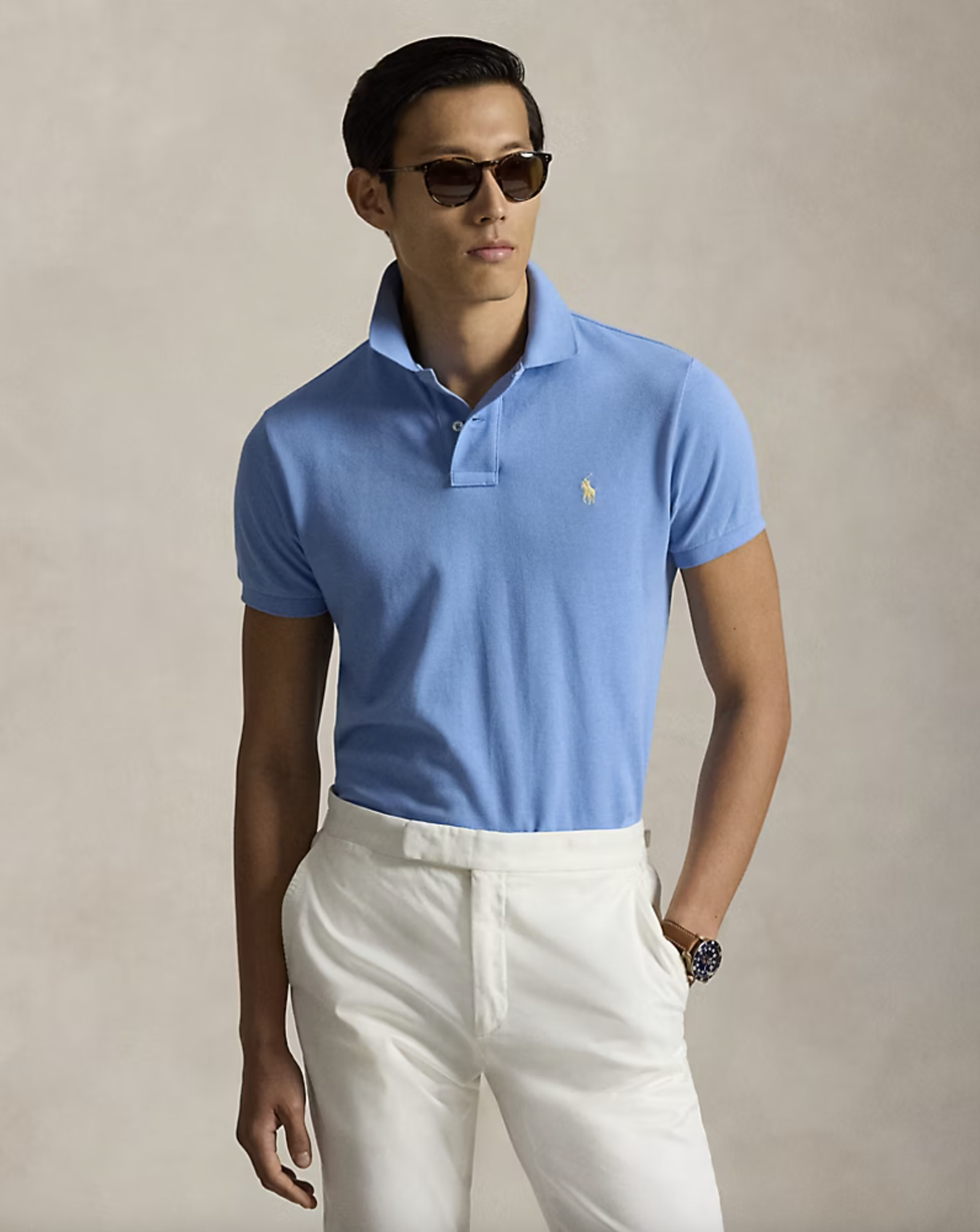 RALPH LAUREN Ralph Lauren Polo in piqué Slim-Fit — 3/3