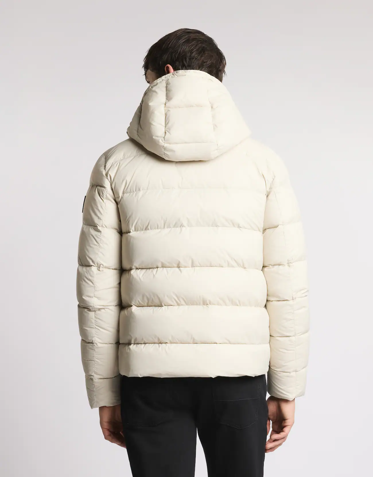 Fay Fay Piumino Double Front in Popeline Calandrato — 7/9