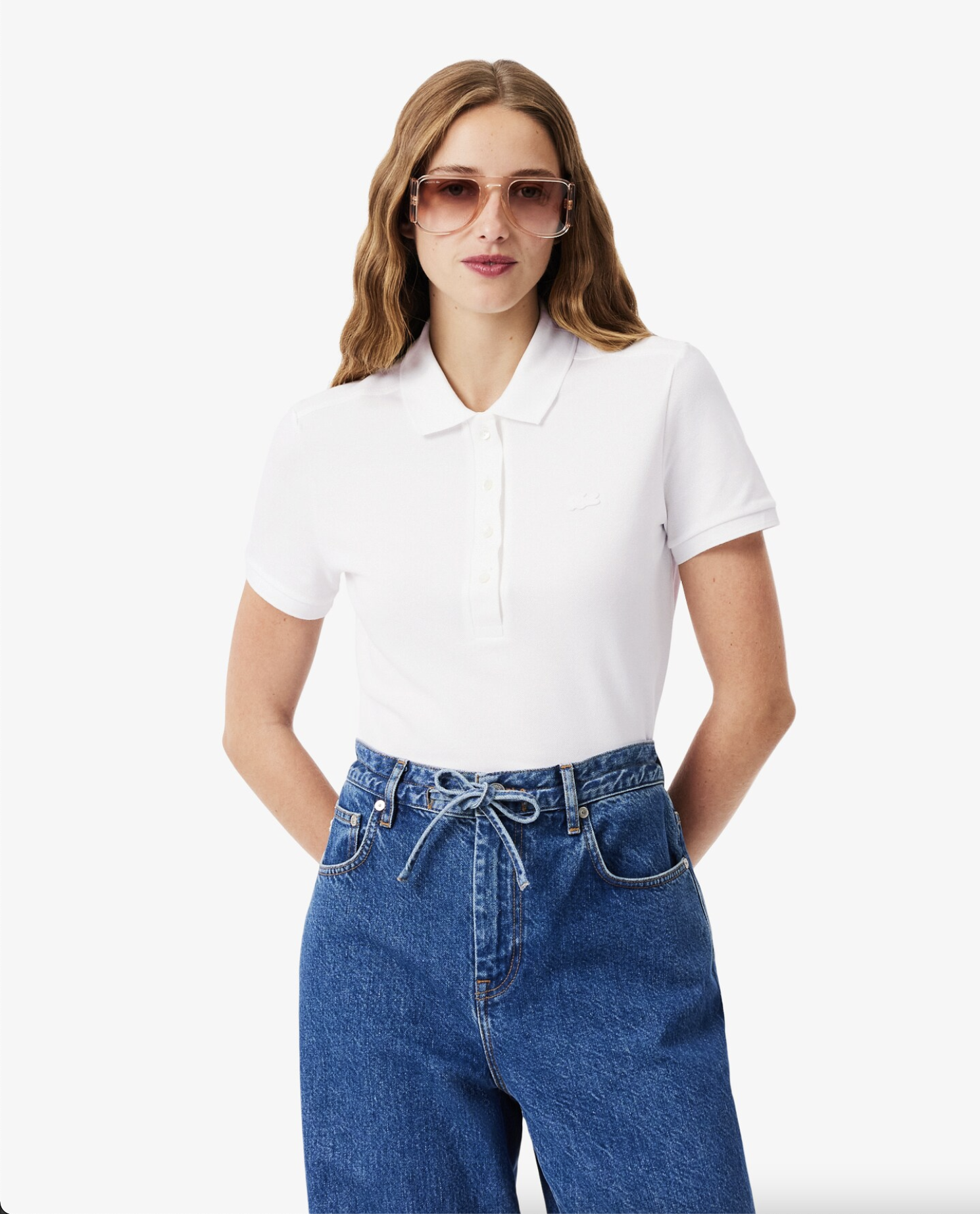 Lacoste Lacoste Polo da donna in piqué di cotone stretch Lacoste slim fit — 9/17