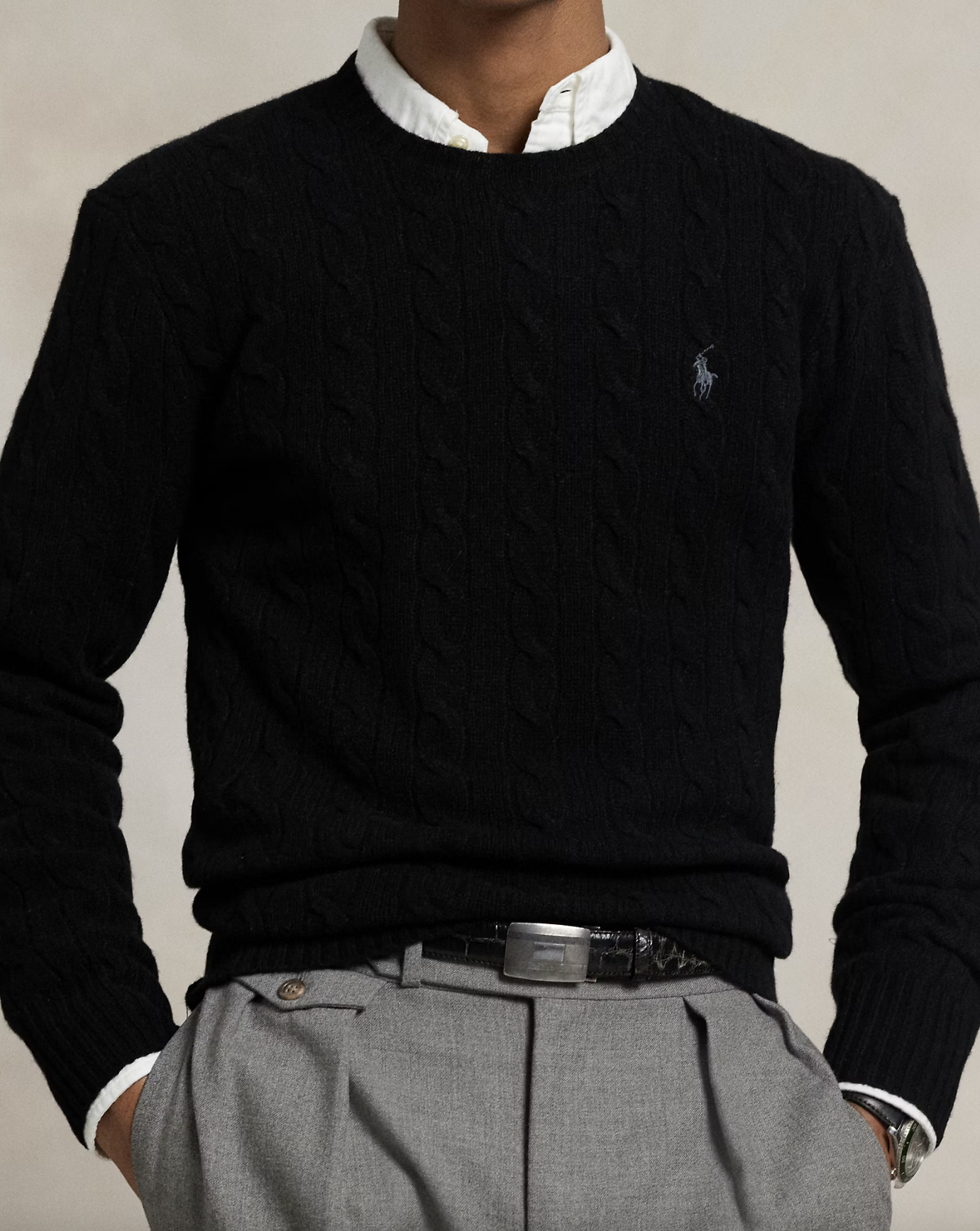 Polo Ralph Lauren Polo Ralph Lauren Maglia in lana e cashmere a trecce — 2/4