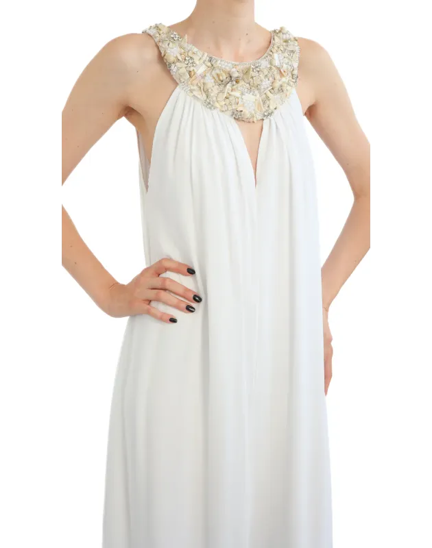 MIRIAM STELLA Miriam Stella SOLID COLOR LONG DRESS — 4/6