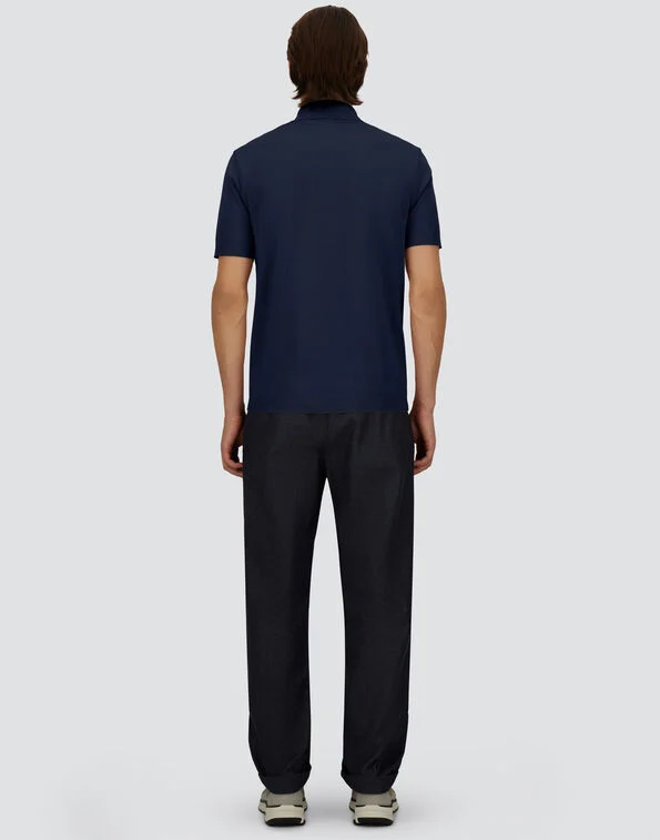 Herno Herno POLO MANICA CORTA CON BORDI CONTINUI — 4/4