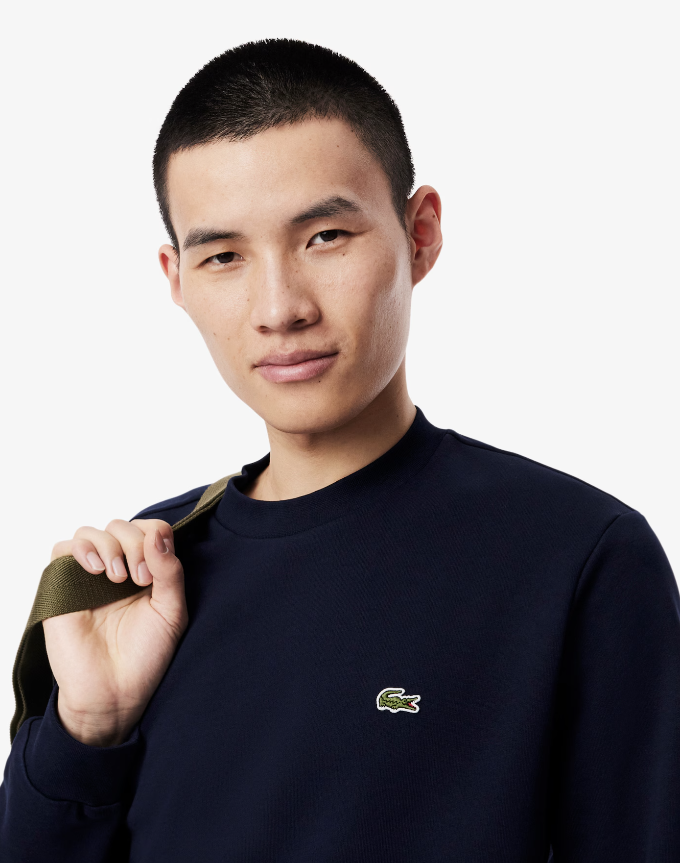 Lacoste Lacoste FELPA GIROCOLLO IN PILE — 3/4