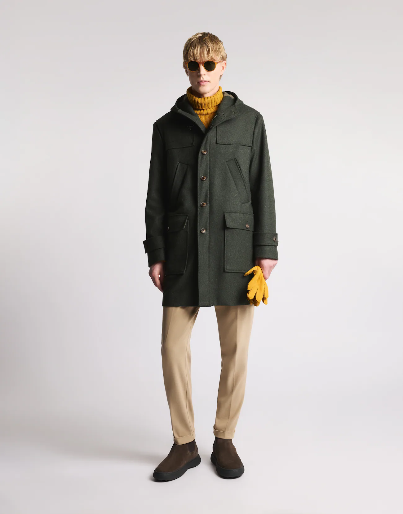 Fay Fay Cappotto in Panno di Lana e Cashmere — 4/4
