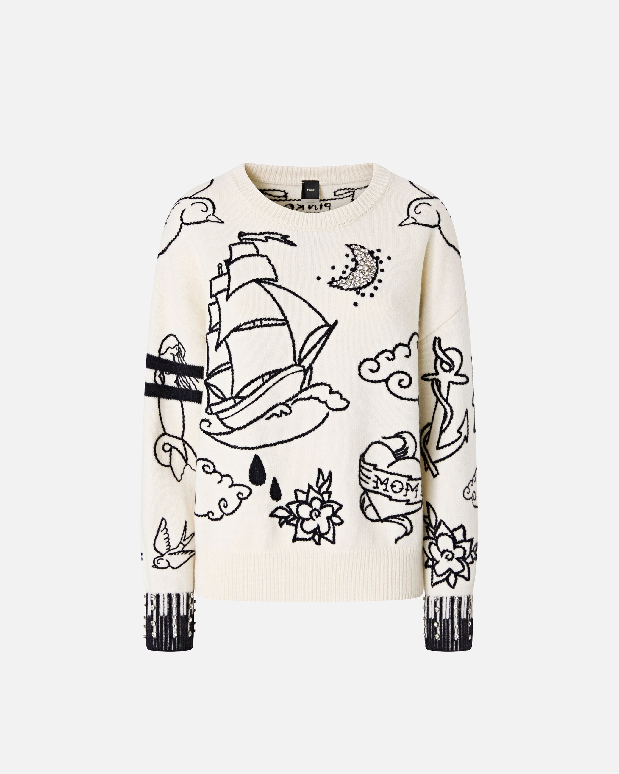 Pinko Pinko MAGLIONE GIROCOLLO FANTASIE — 2/4