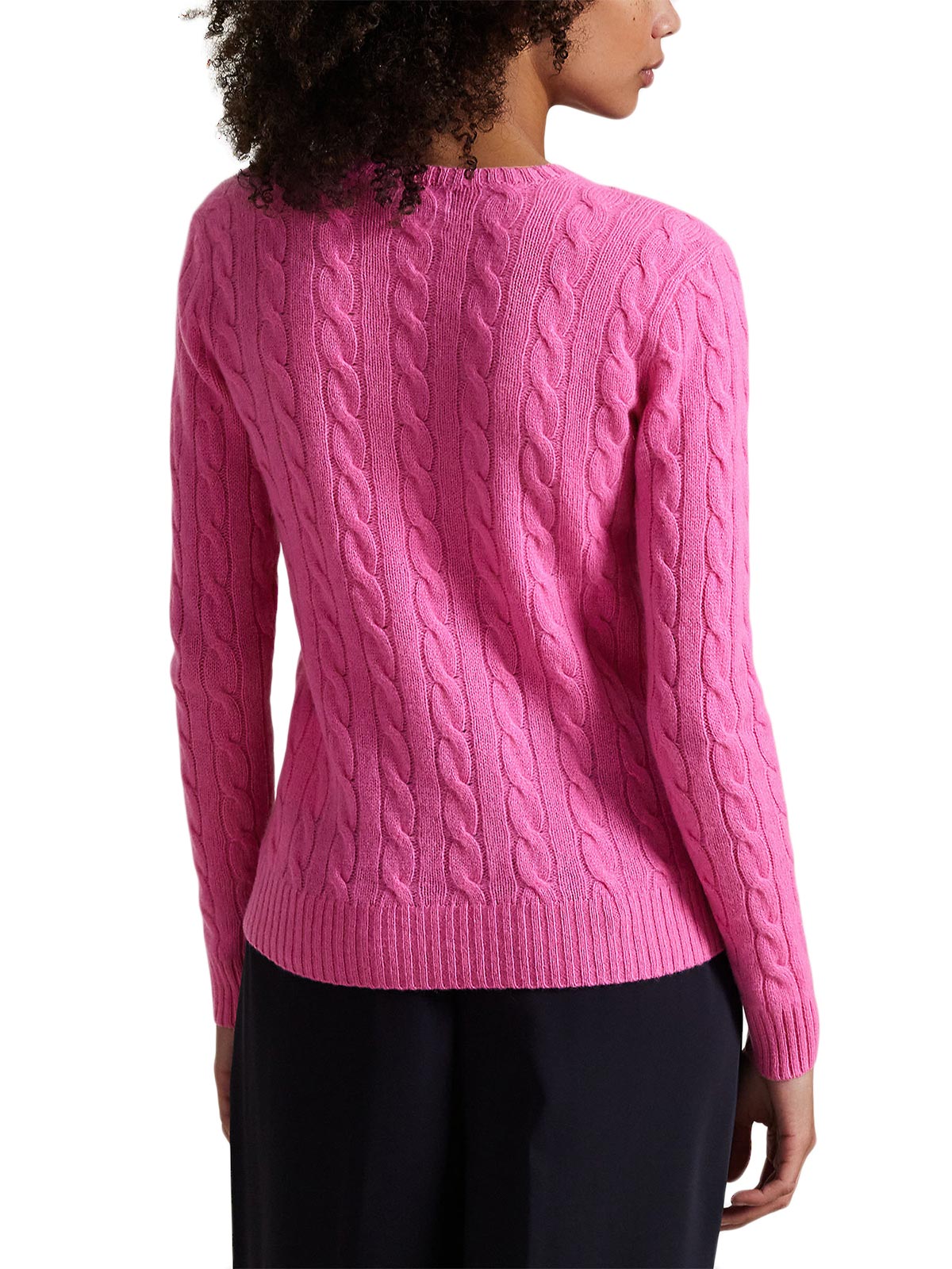 RALPH LAUREN Ralph Lauren Maglia a girocollo in cotone a trecce — 6/11