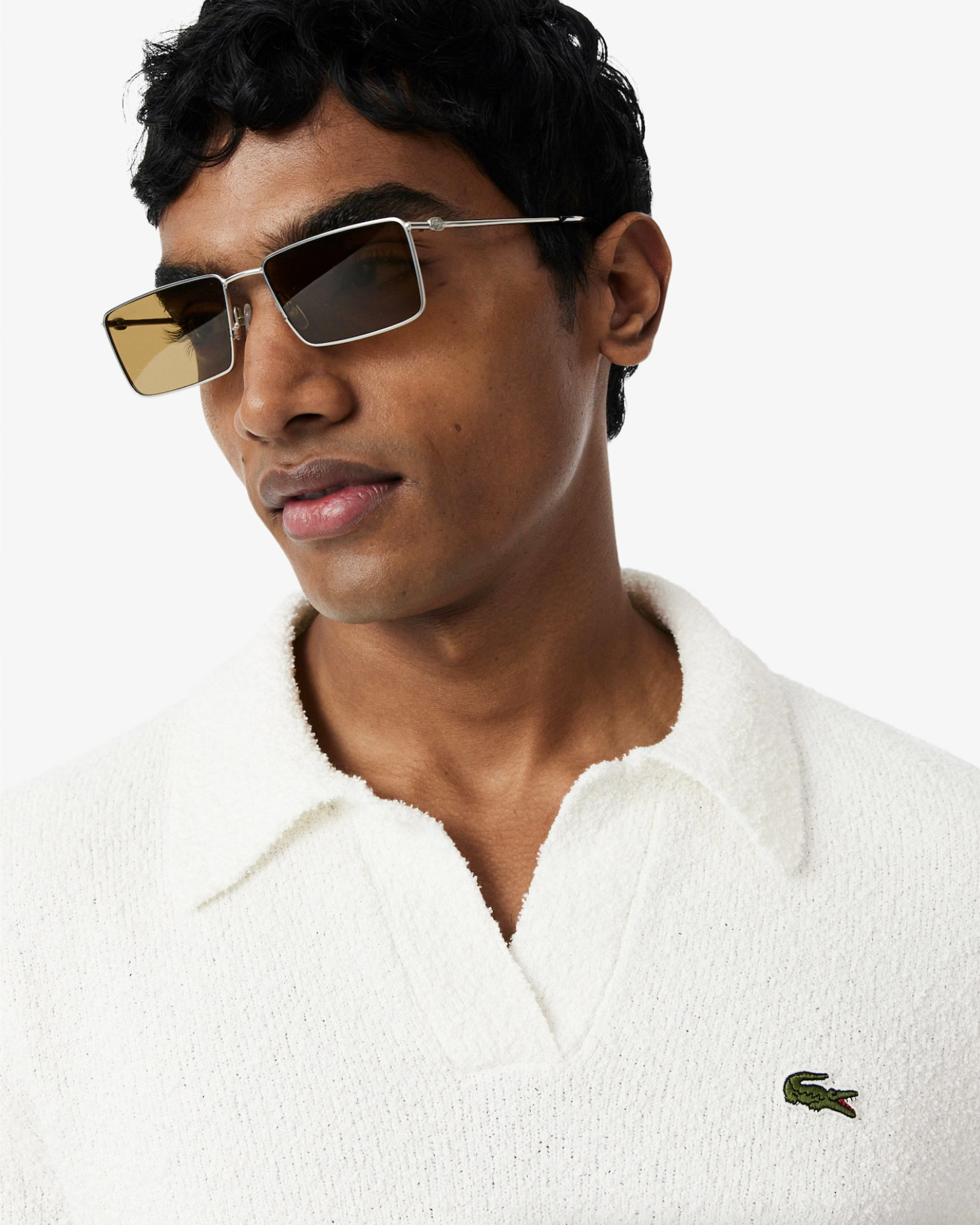 Lacoste Lacoste Polo in maglia bouclé classic fit — 2/3