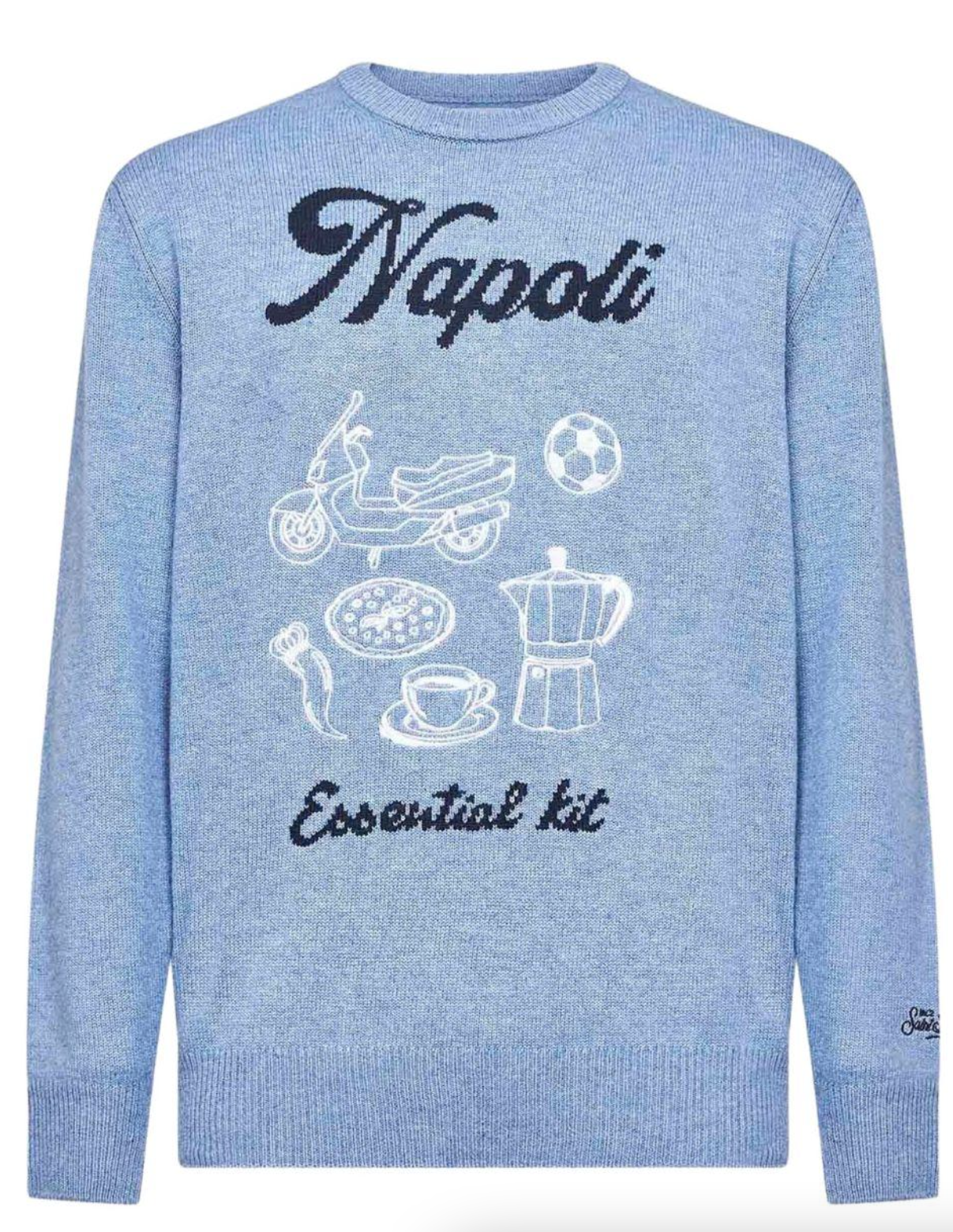 SAINT BARTH Saint Barth ROUND-NECK SWEATER — 3/3