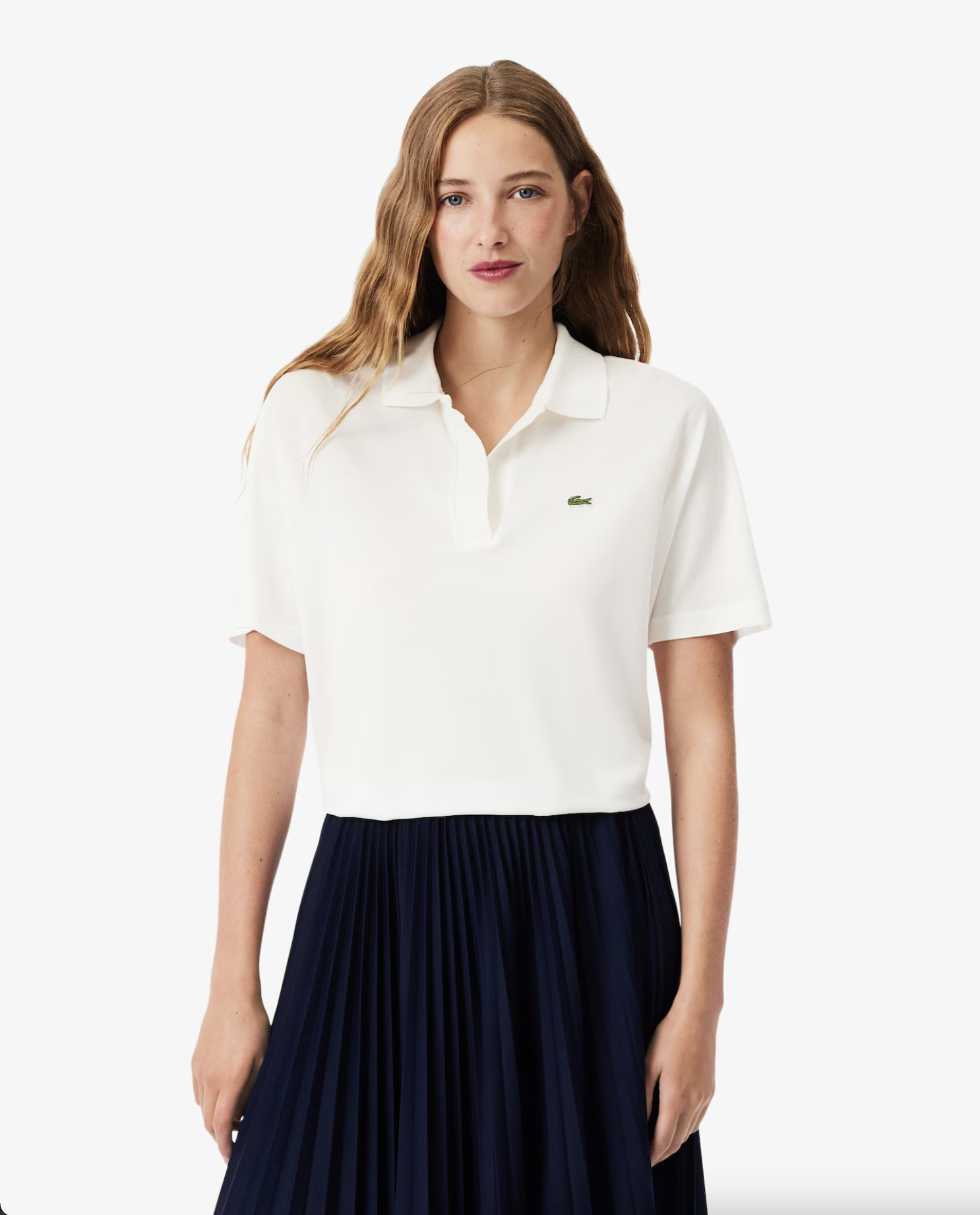 Lacoste Lacoste Polo fluida relaxed fit in piqué — 1/3