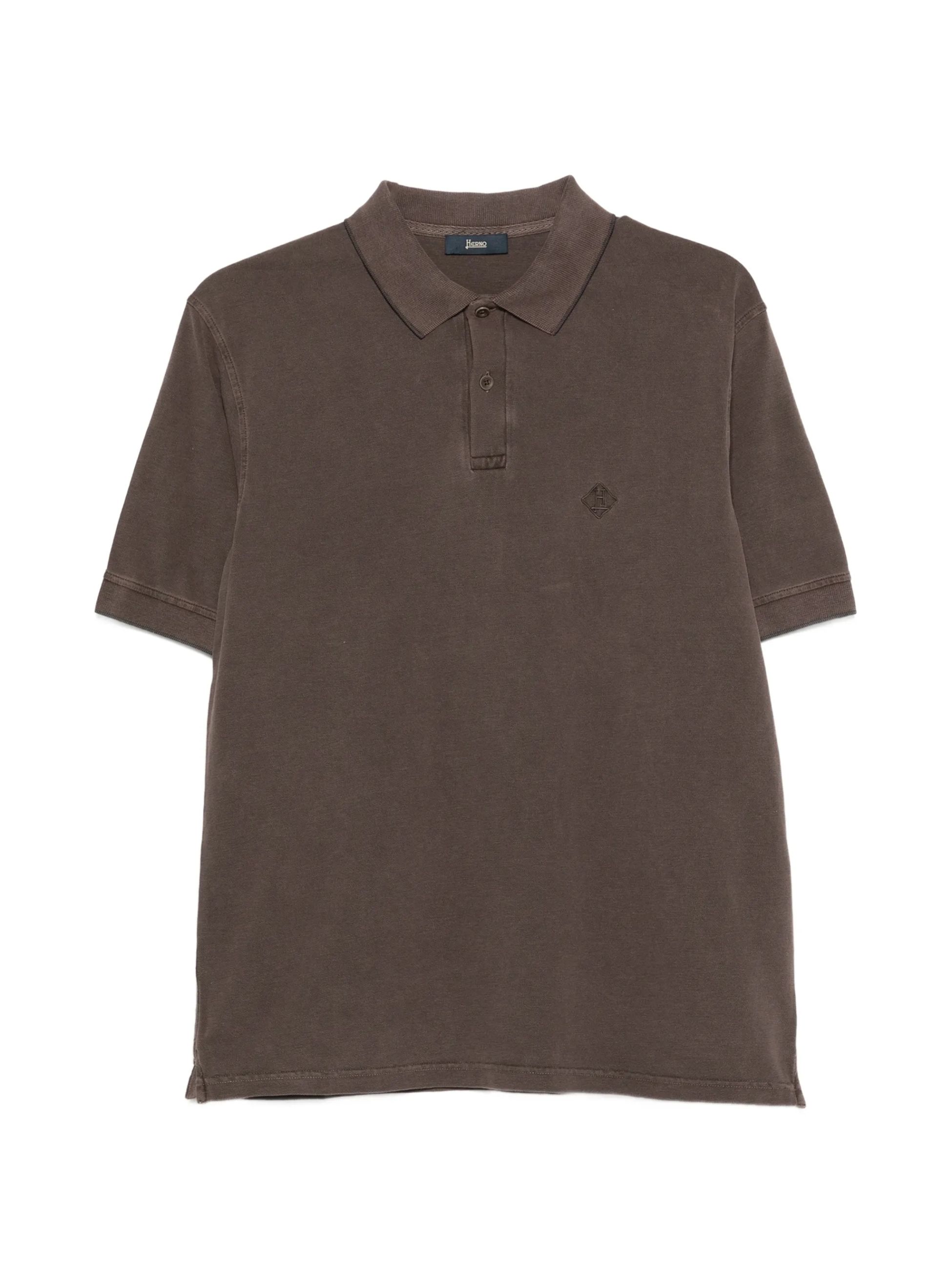 Herno Herno POLO IN PIQUET PIGMENT DYE — 4/4
