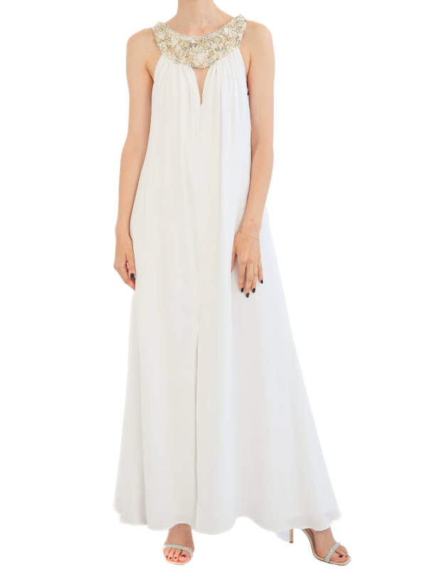 MIRIAM STELLA Miriam Stella SOLID COLOR LONG DRESS — 6/6