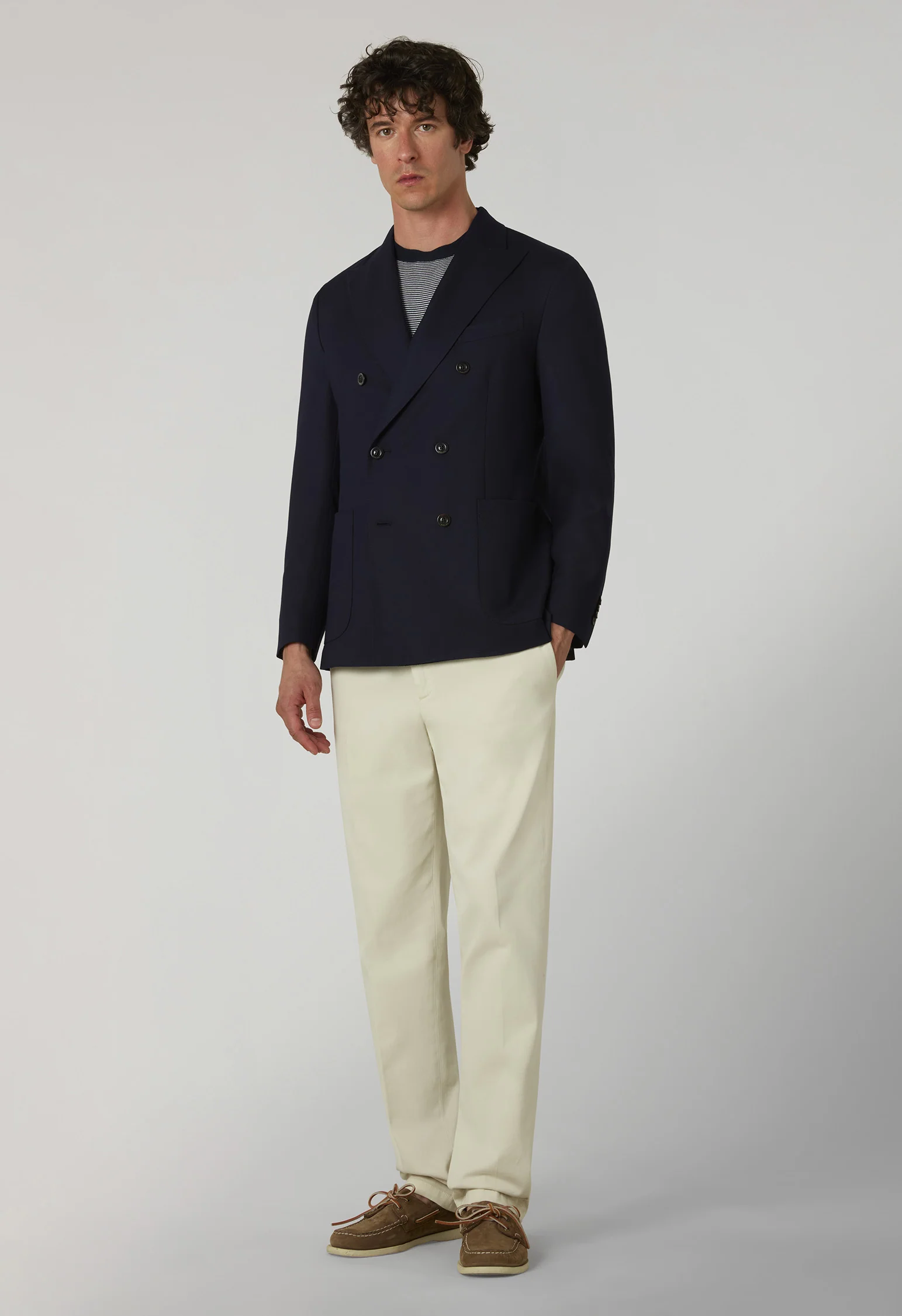 Boglioli Boglioli K-Jacket doppiopetto in lana leggera — 2/4