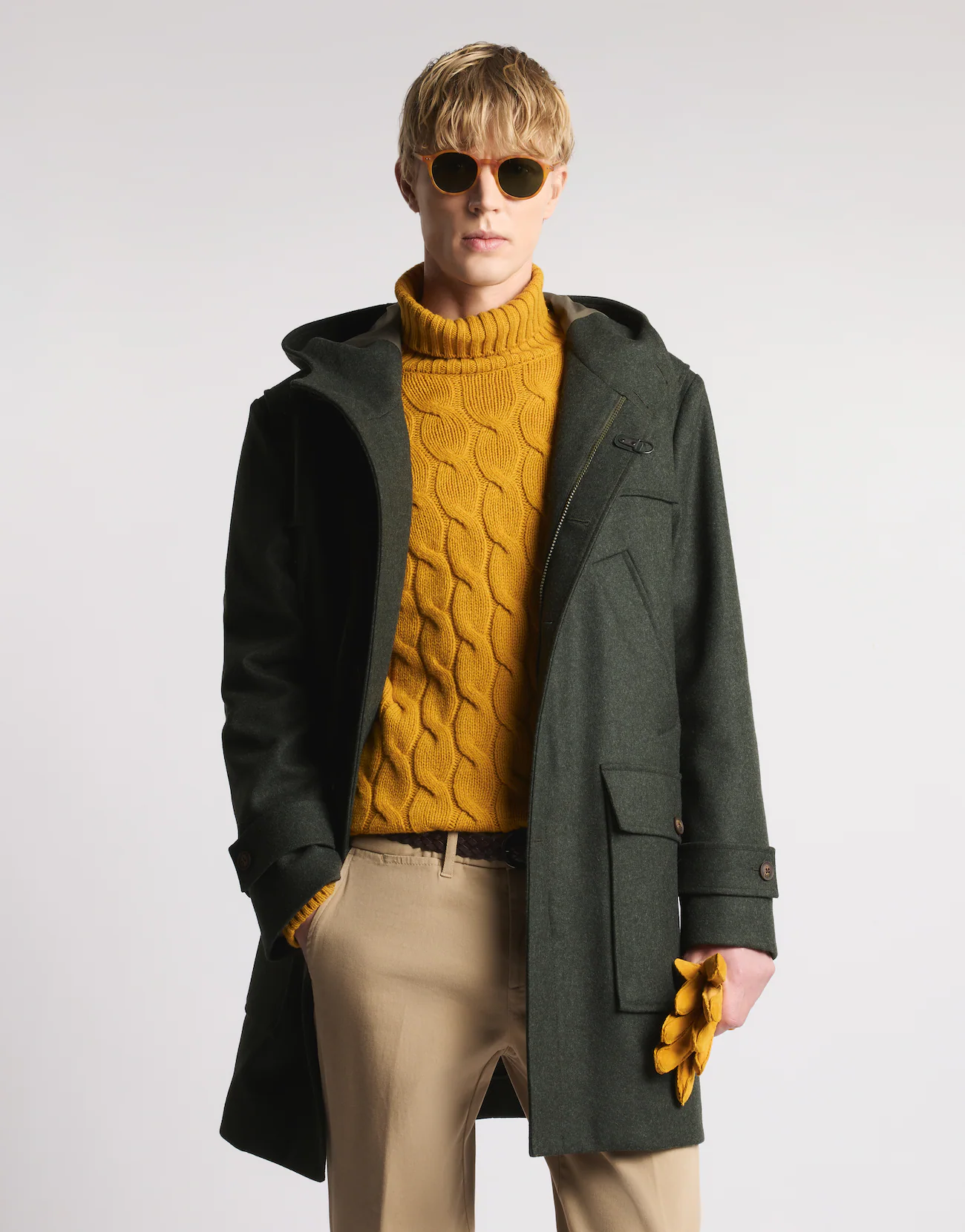 Fay Fay Cappotto in Panno di Lana e Cashmere — 3/4