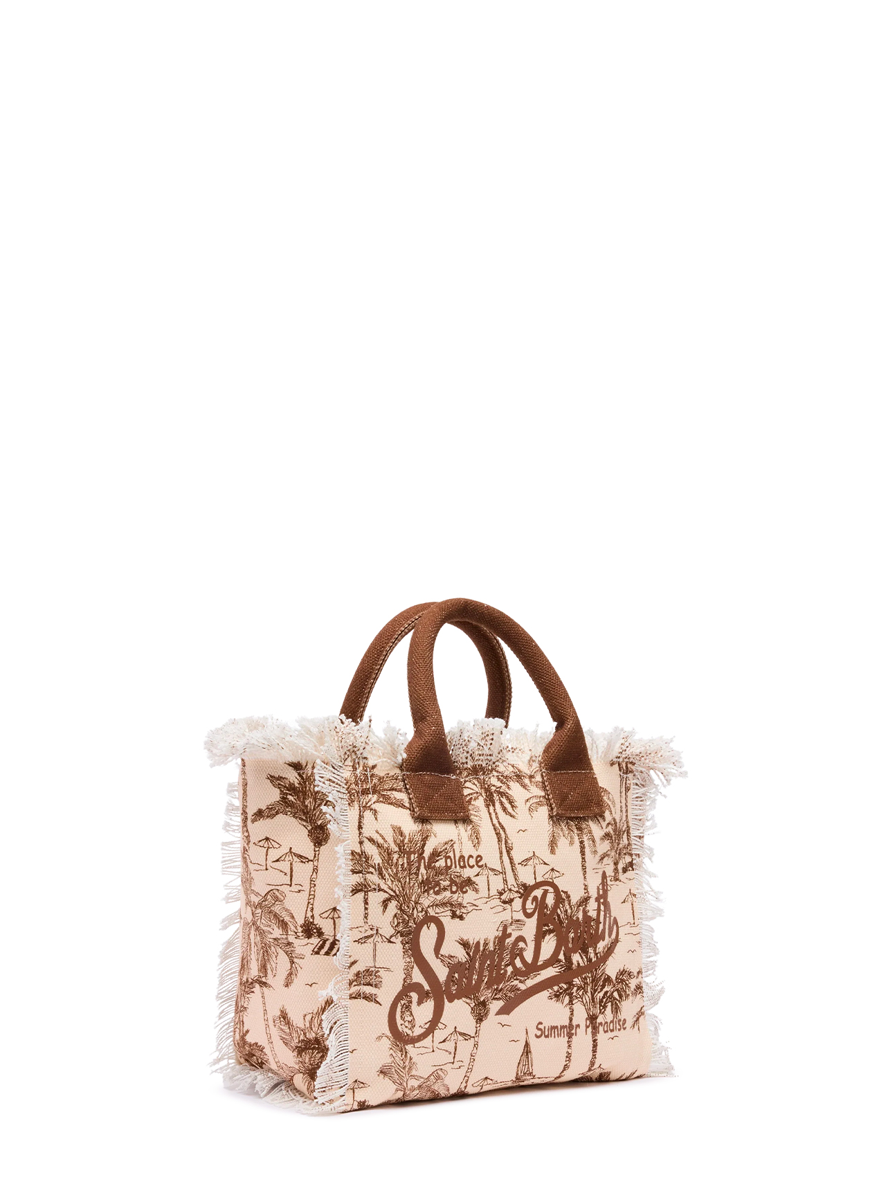 SAINT BARTH Saint Barth Colette canvas con stampa toile de jouy — 2/3