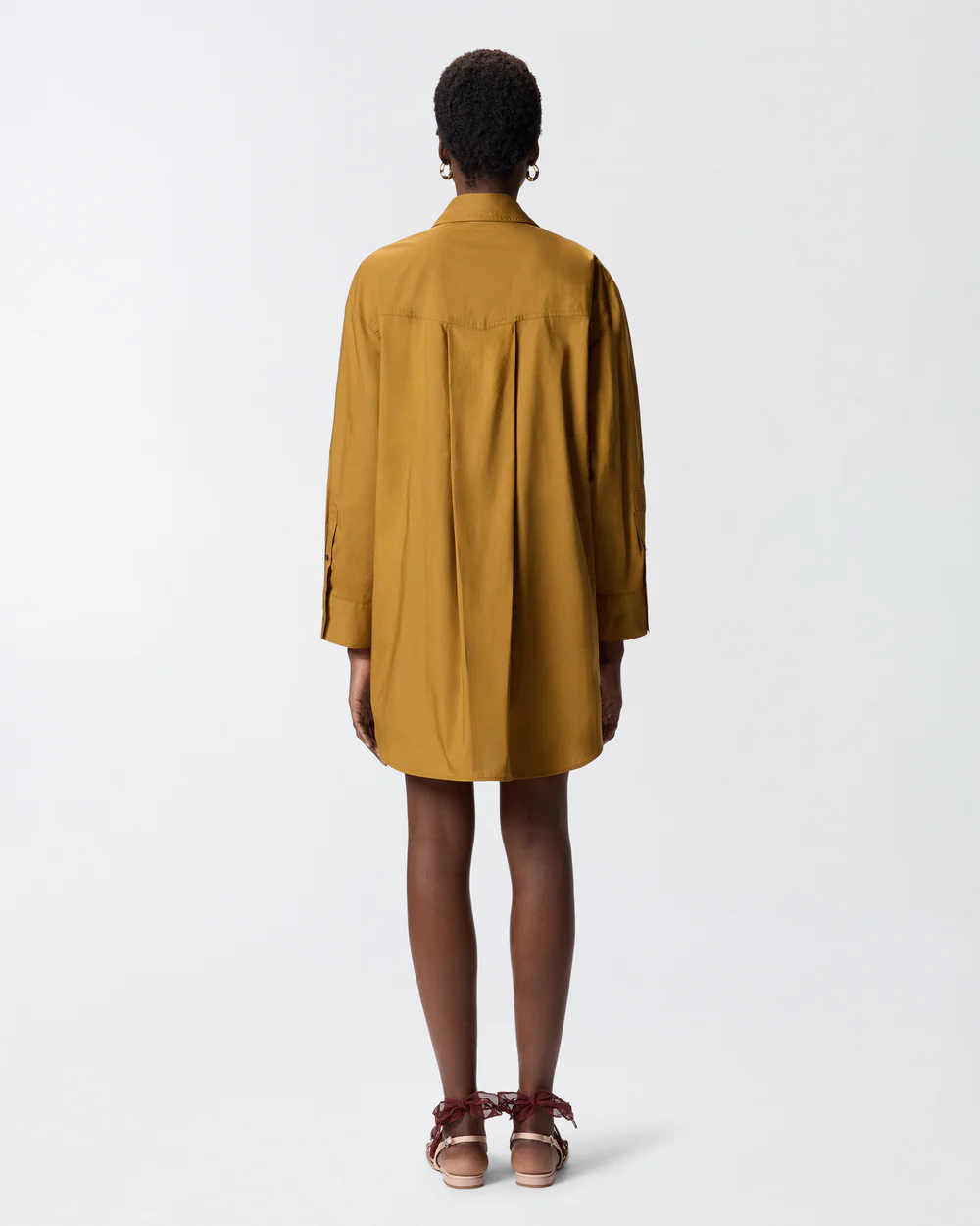 Pinko Pinko Abito corto chemisier con frange — 6/8