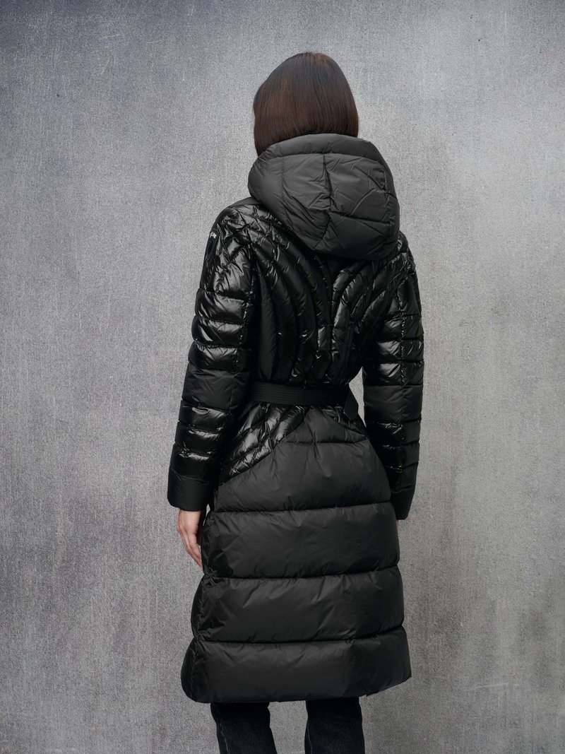 BLAUER Blauer PIUMINO LUNGO CON CINTURA QUINCY — 3/4