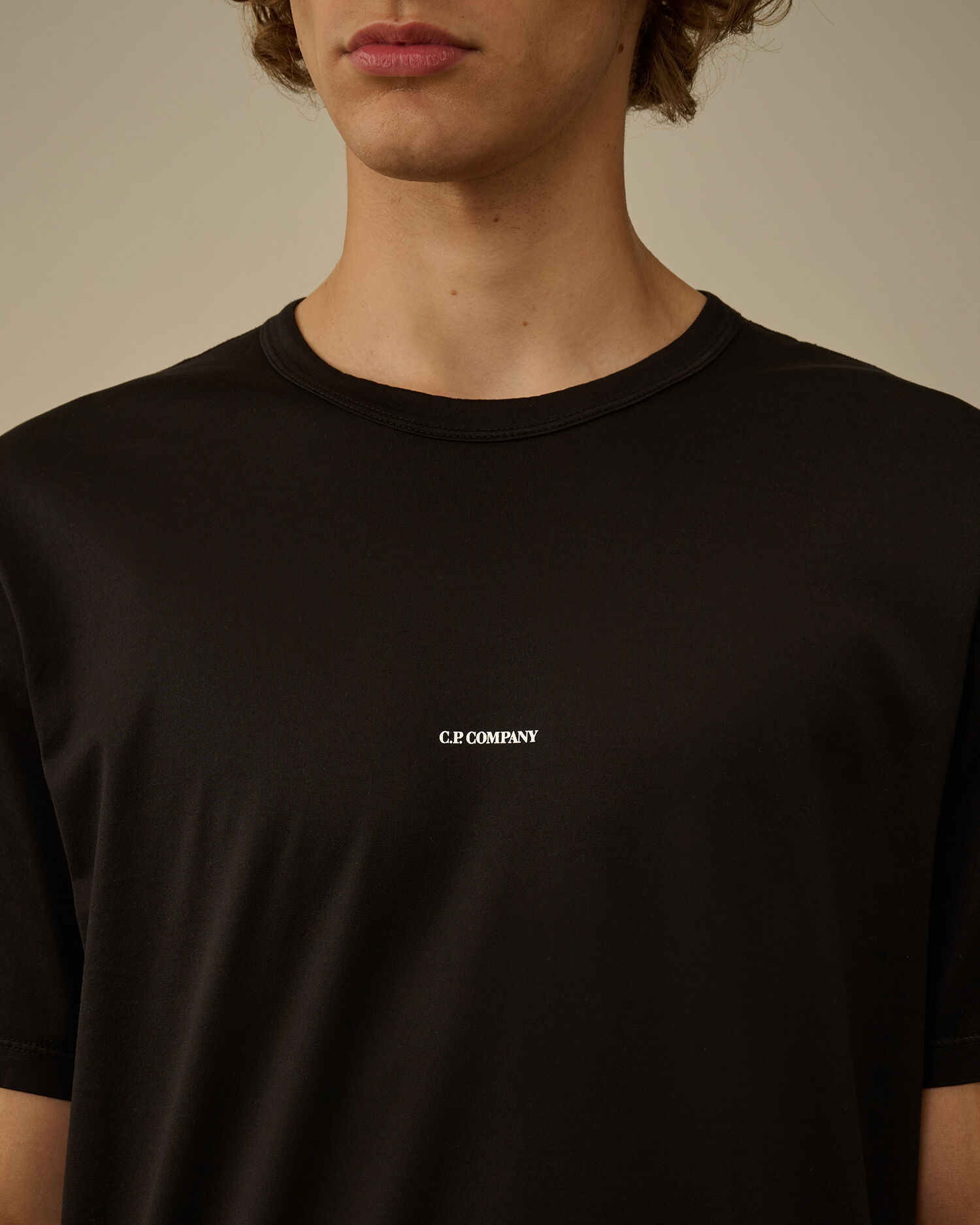 CP Company Cp Company Mercerized Jersey Gasato Short Sleeve — 1/4