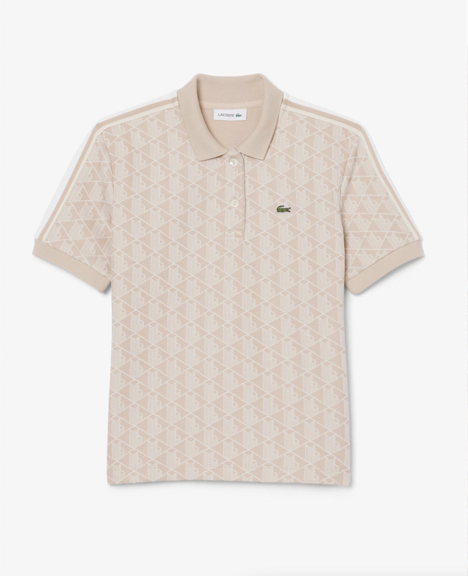 Lacoste Lacoste Polo slim fit in jacquard con monogramma — 3/3