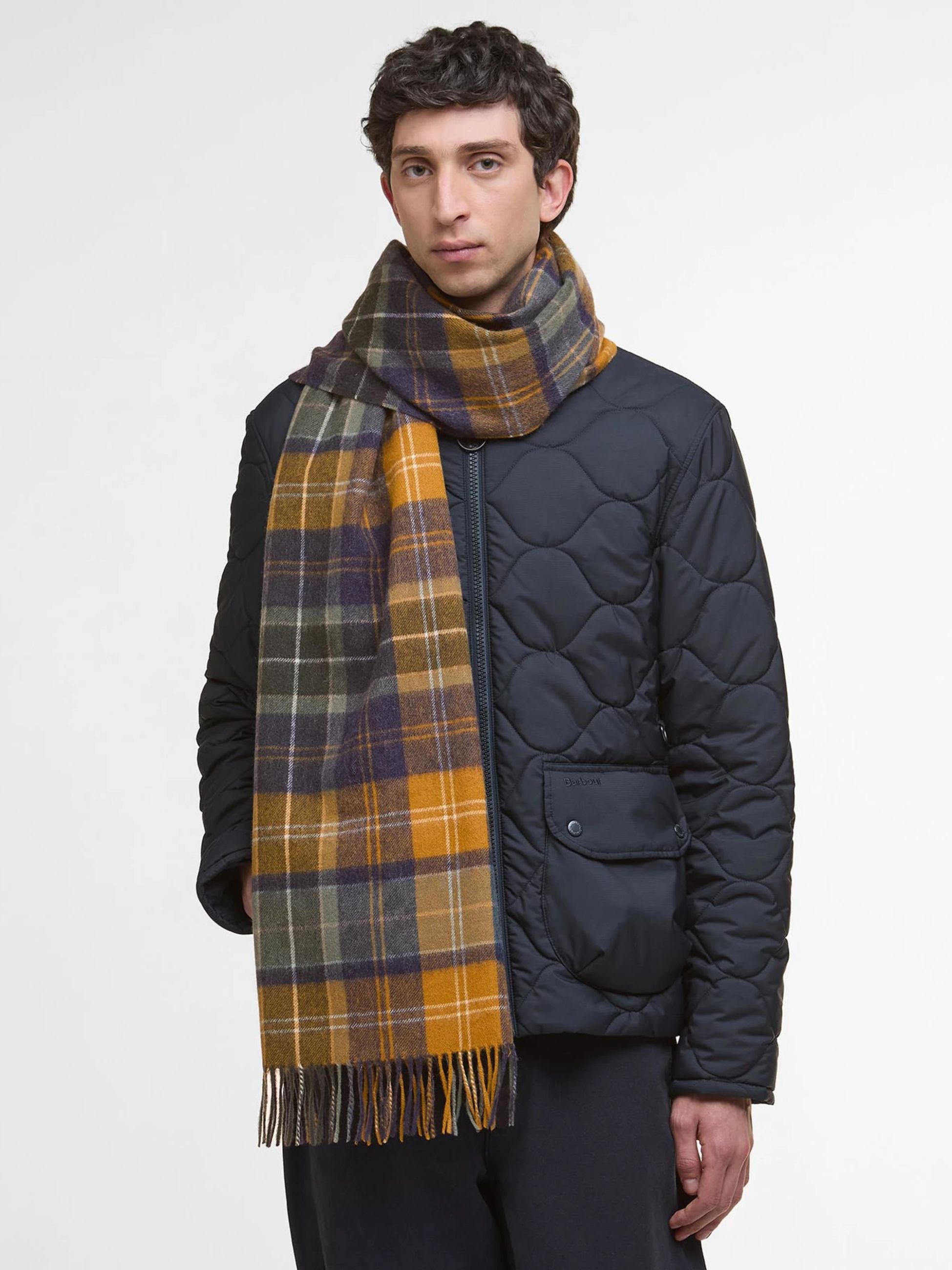 Barbour BRACK PATCHWORK TARTAN SCARF