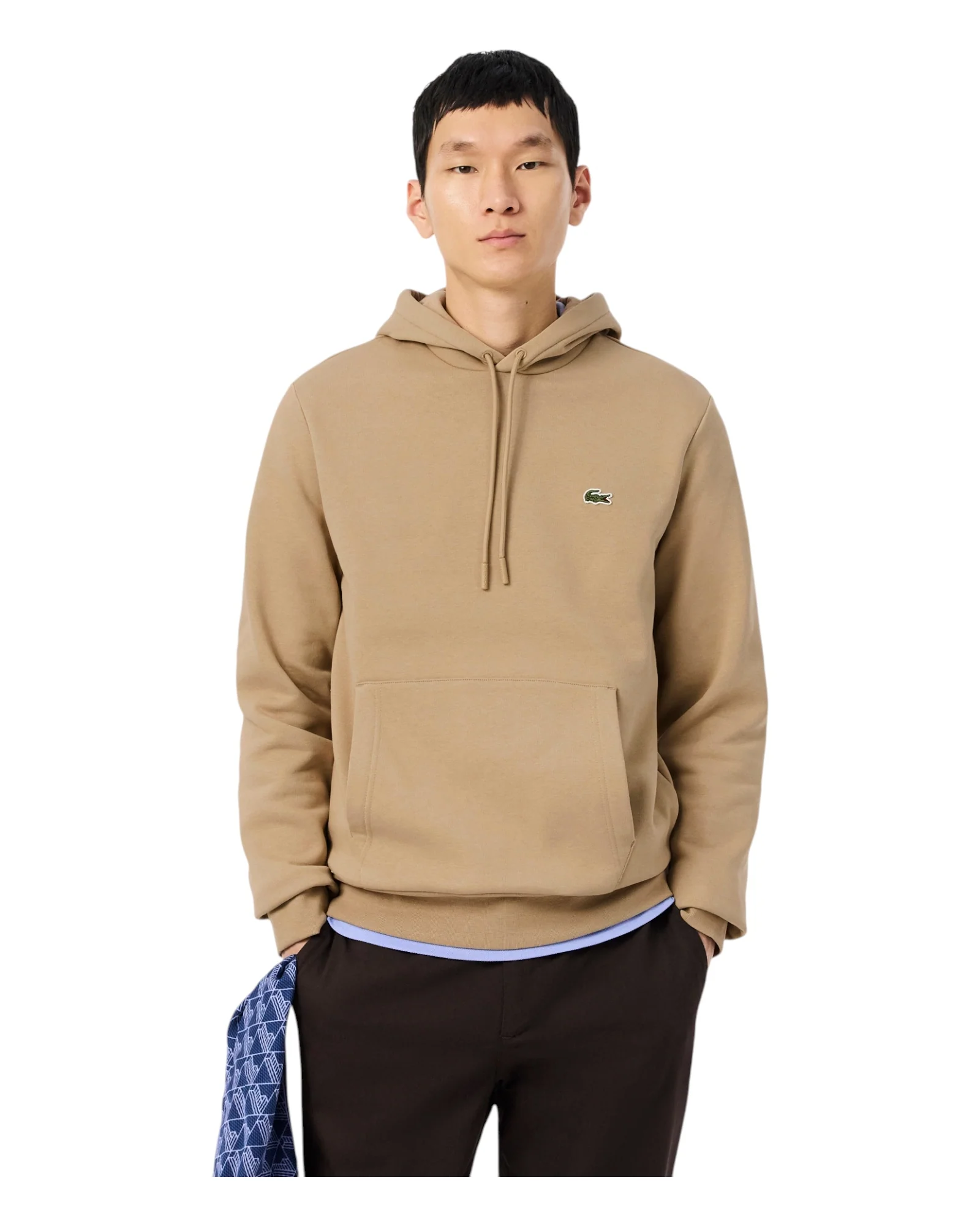 Lacoste Lacoste FELPA CON CAPPUCCIO IN PILE — 3/3