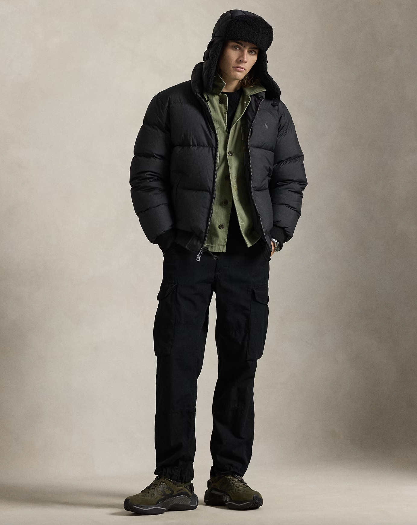 Polo Ralph Lauren Polo Ralph Lauren Giacca Wyoming in piumino e ripstop — 3/4