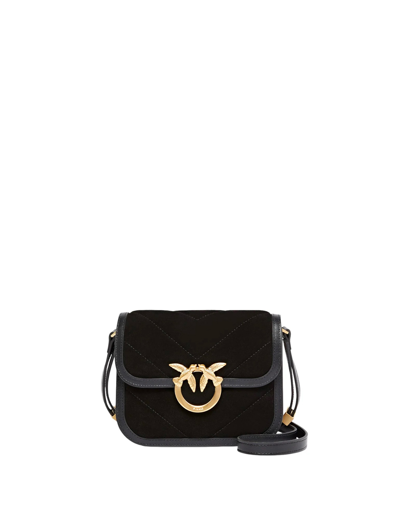 Pinko Pinko LOVE BOX BAG MINI SUEDE — 3/4