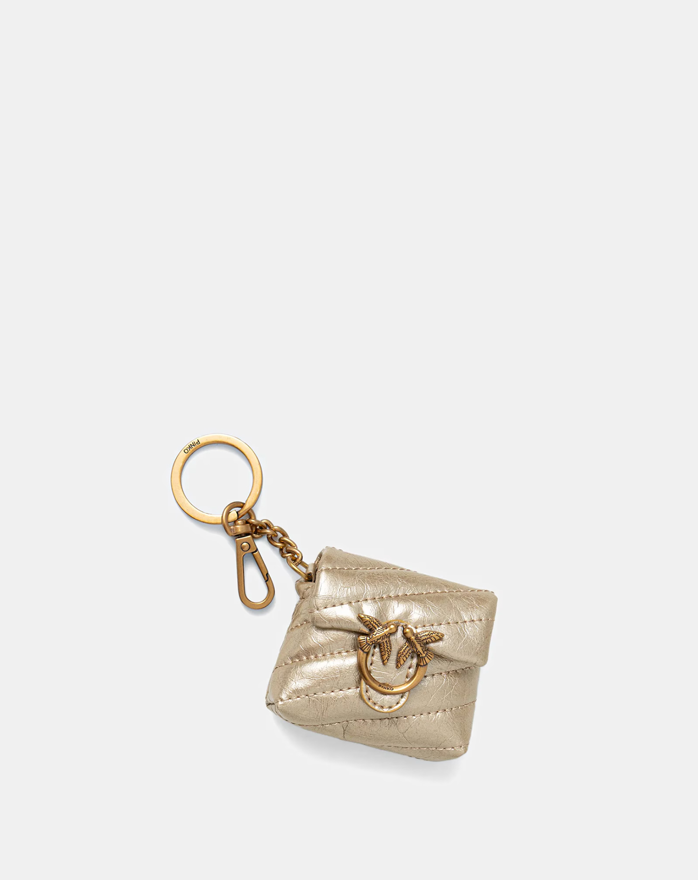 Pinko AIRPODS LOVE PUFF SHINY CALF