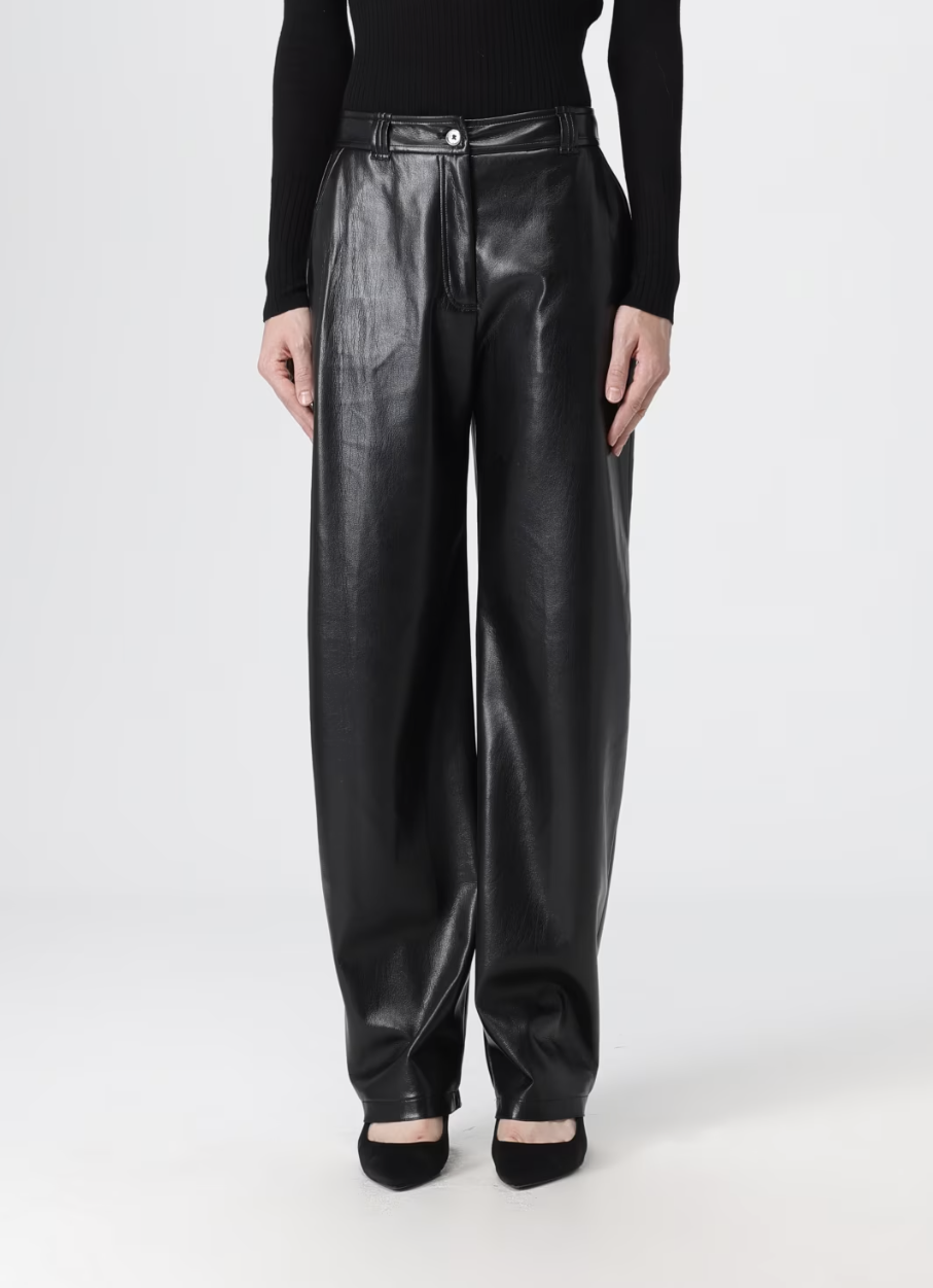 Pinko Pinko Pantaloni balloon effetto pelle soft touch — 4/8