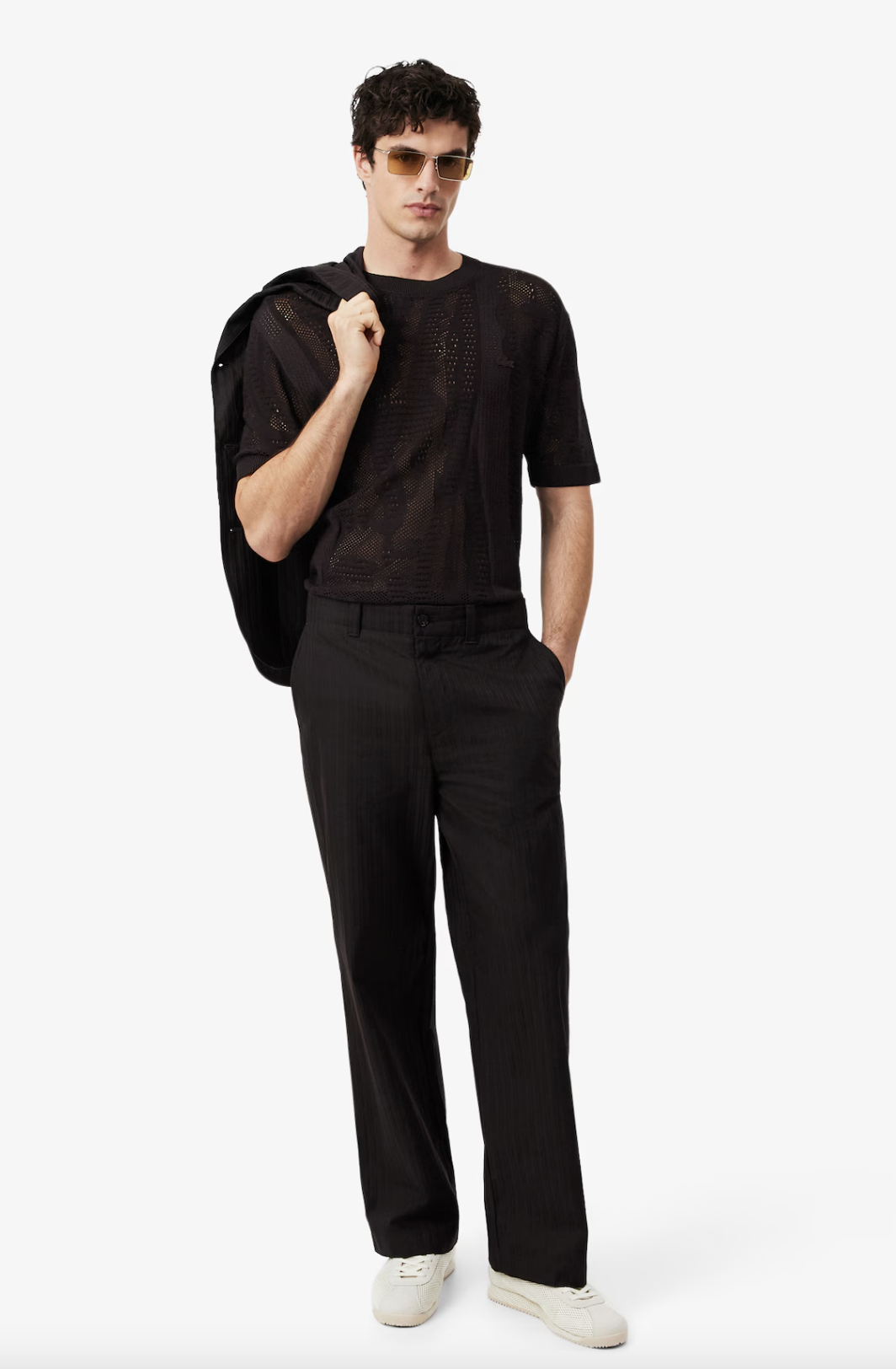 Lacoste Lacoste Maglia stampata a maniche corte relaxed fit — 1/2