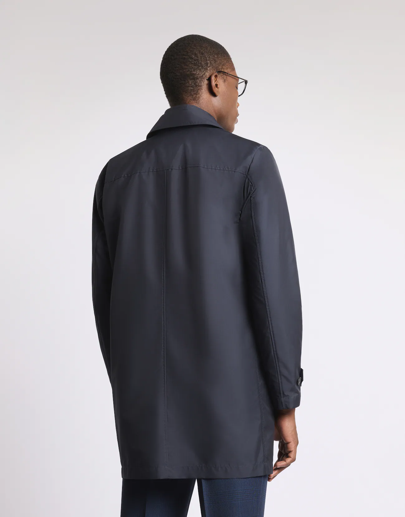 Fay Fay Morning Coat in Popeline Tecnico — 2/4