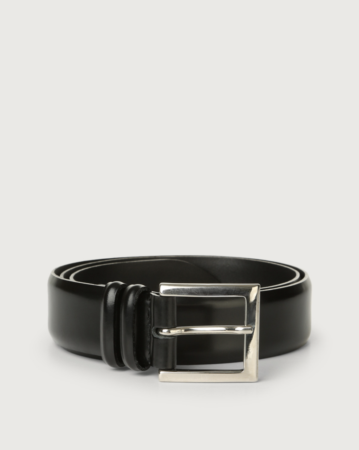 Orciani Cintura classica Calf in pelle 3,5 cm