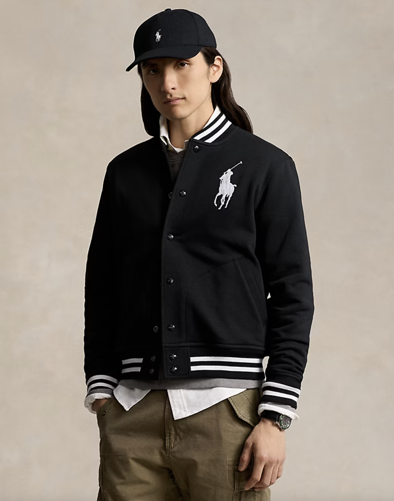 Polo Ralph Lauren Polo Ralph Lauren Giacca da baseball Big Pony in felpa — 4/4