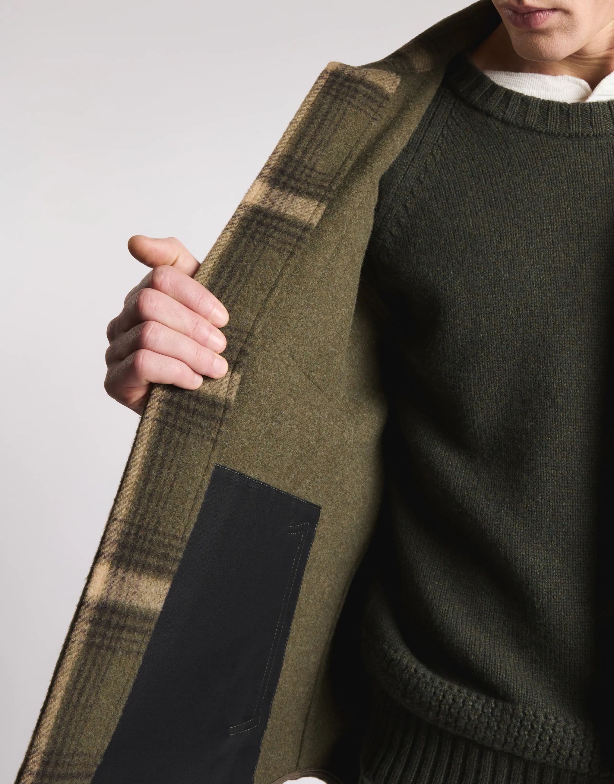 Fay Shirt Jac in Panno di Lana - Fay Archive