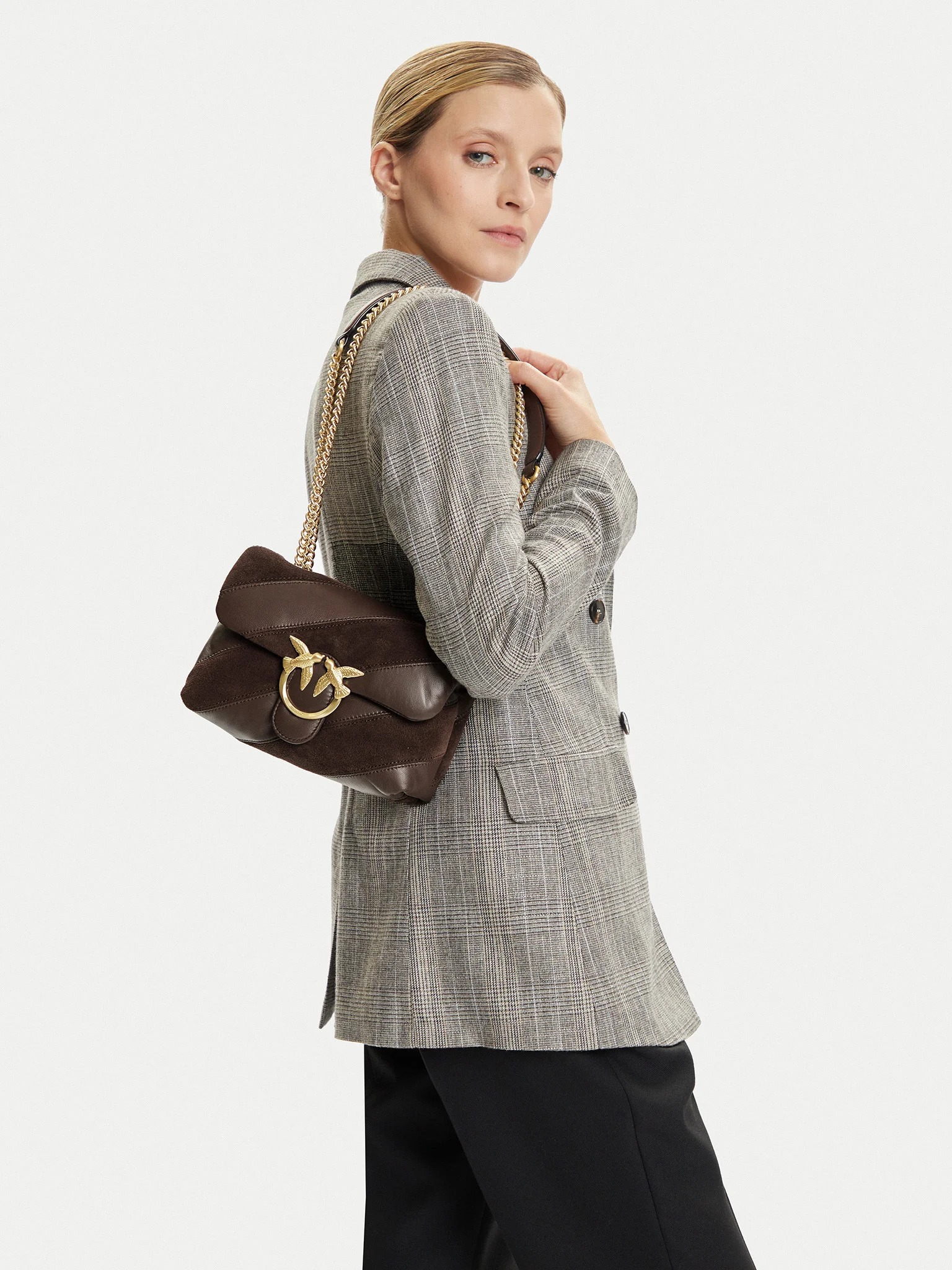 Pinko Pinko LOVE PUFF MINI CL NAPPA + SUEDE TRAPUNTA — 2/2