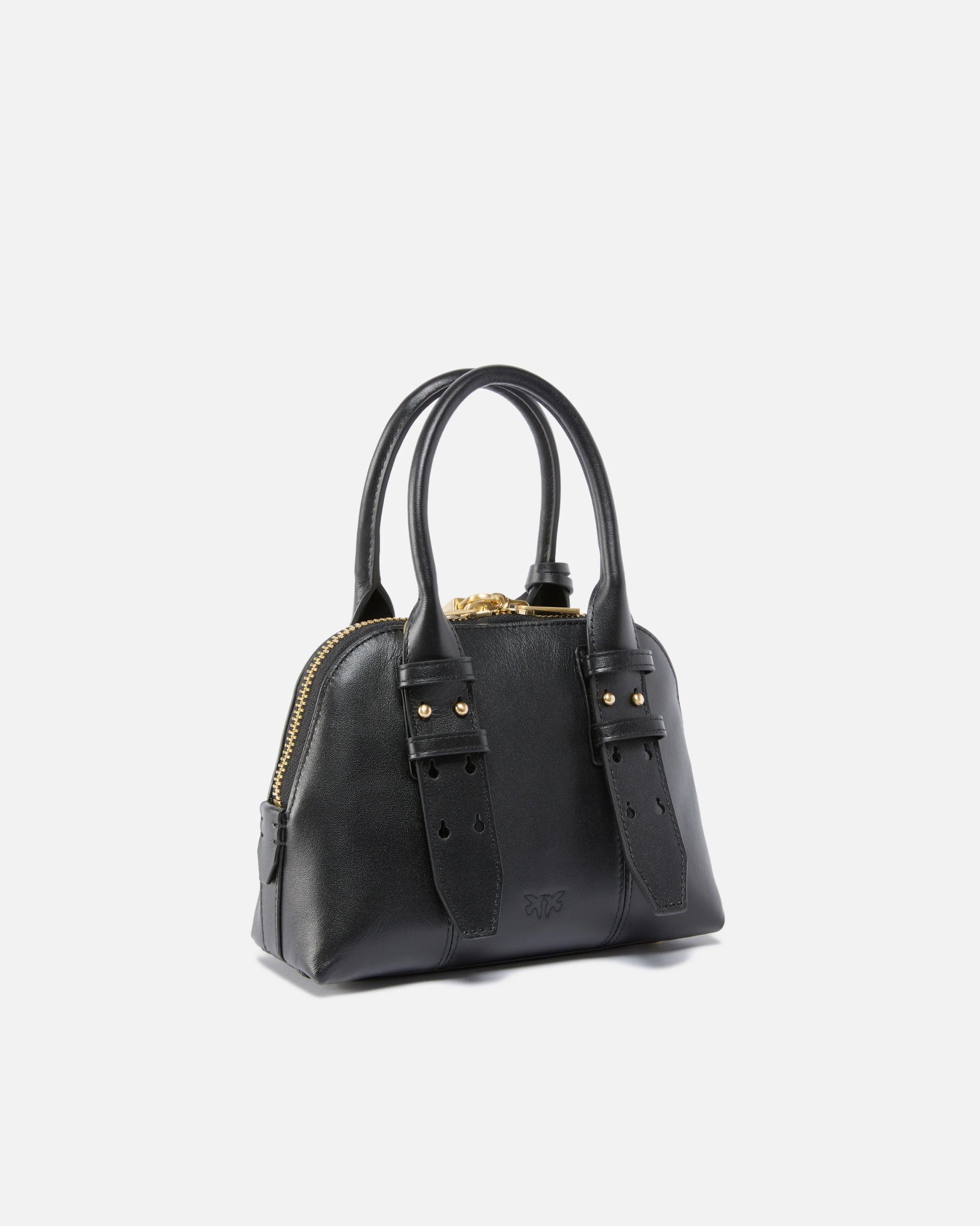 Pinko Pinko Borsa Bowling A Mano Mini Escape Bag In Pelle — 7/8