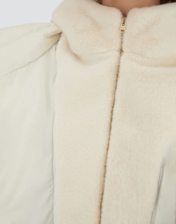 Herno Herno A-SHAPE IN RASO E LADY ALTERNATIVE FUR — 2/4