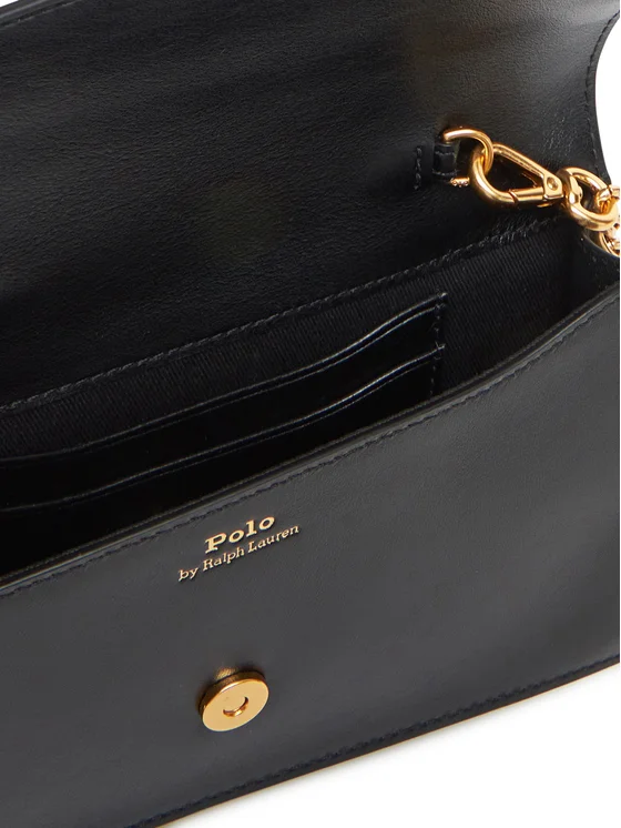 Polo Ralph Lauren Polo Ralph Lauren Borsa portafoglio Polo ID pelle e catena — 6/7