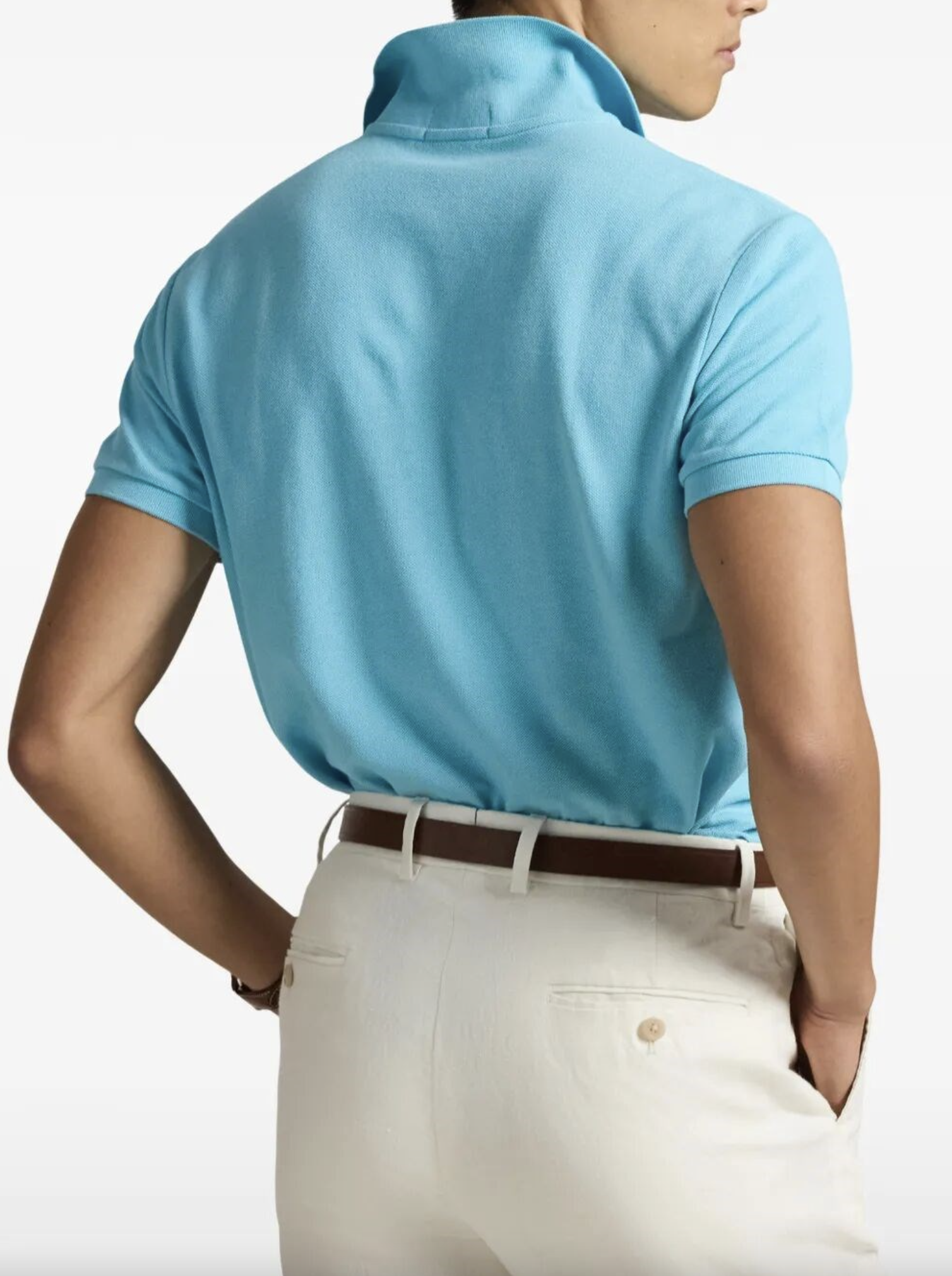 RALPH LAUREN Ralph Lauren SHORT SLEEVE KNIT in piqué — 2/3