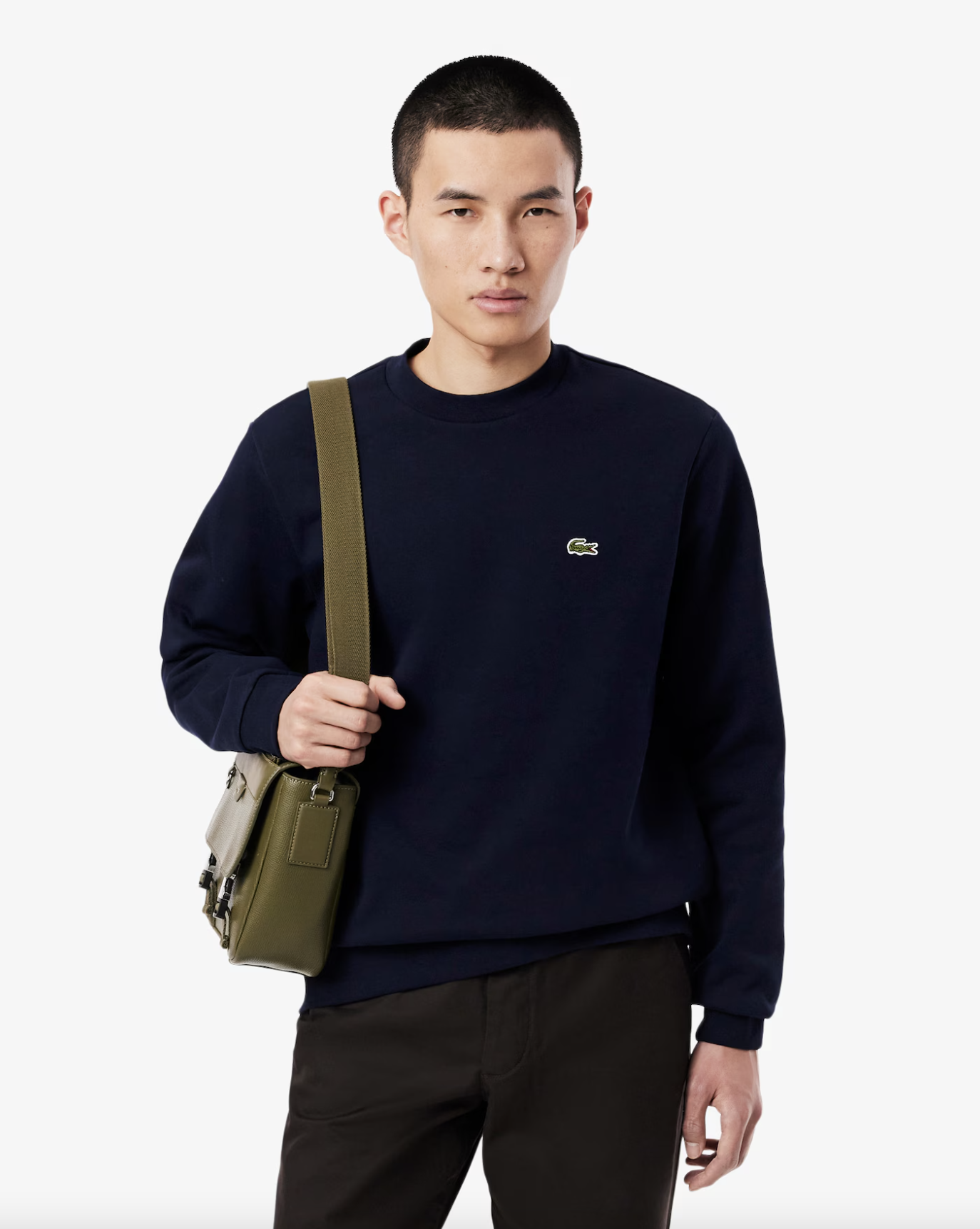 Lacoste FELPA GIROCOLLO IN PILE